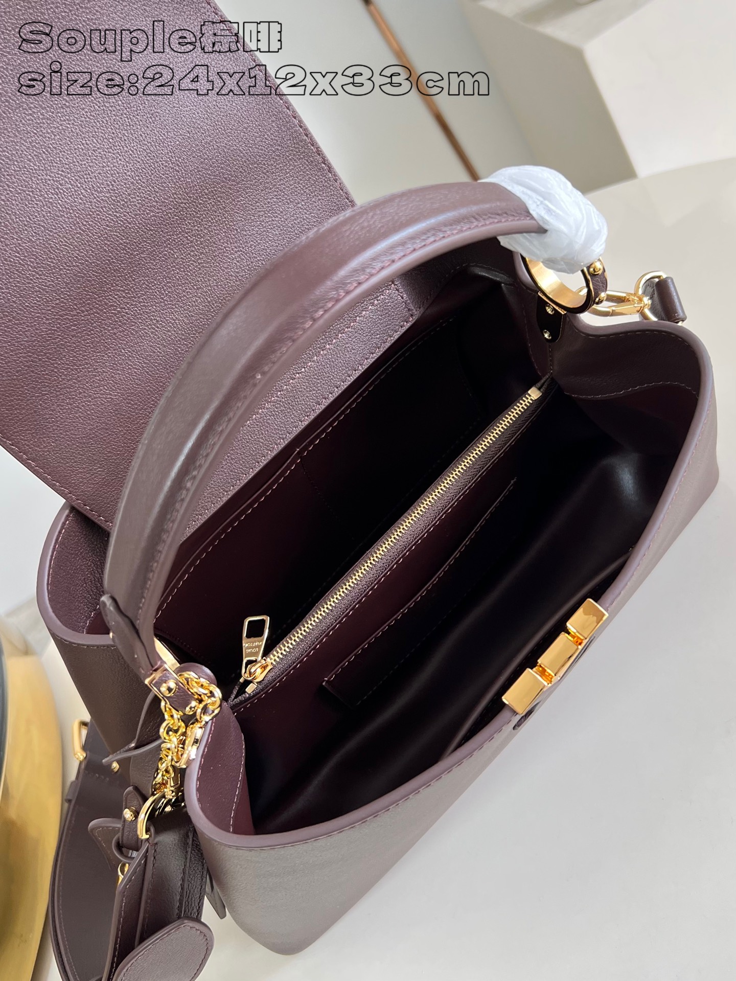 Louis Vuitton Capucines Souple Medium Bag - Brown Leather Handbag 8 a1758855745194 1677