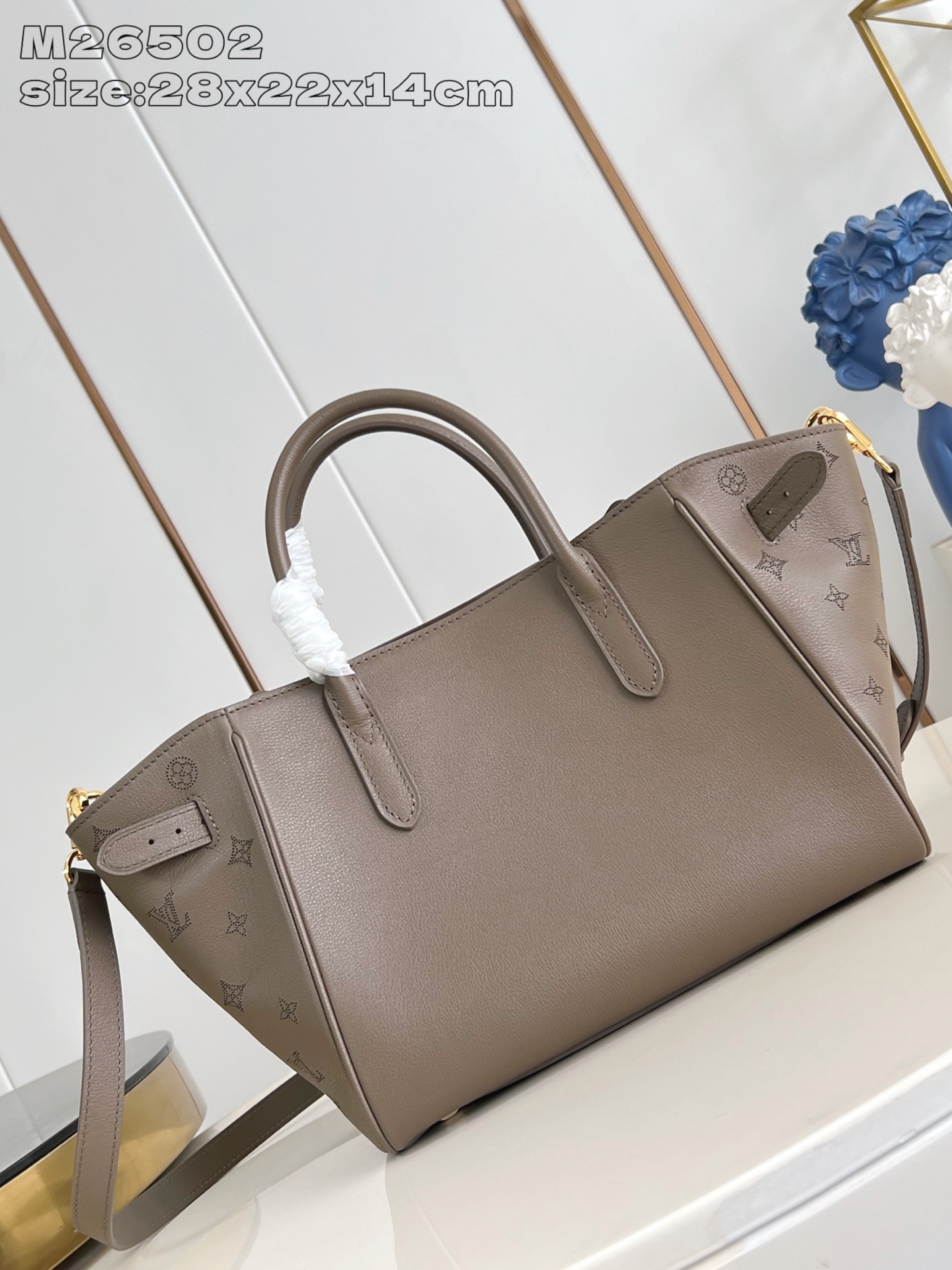 杰尼亚 Zegna 高定典藏经典高奢皮具手袋托特包斜挎包女包 #3DBA035D 4