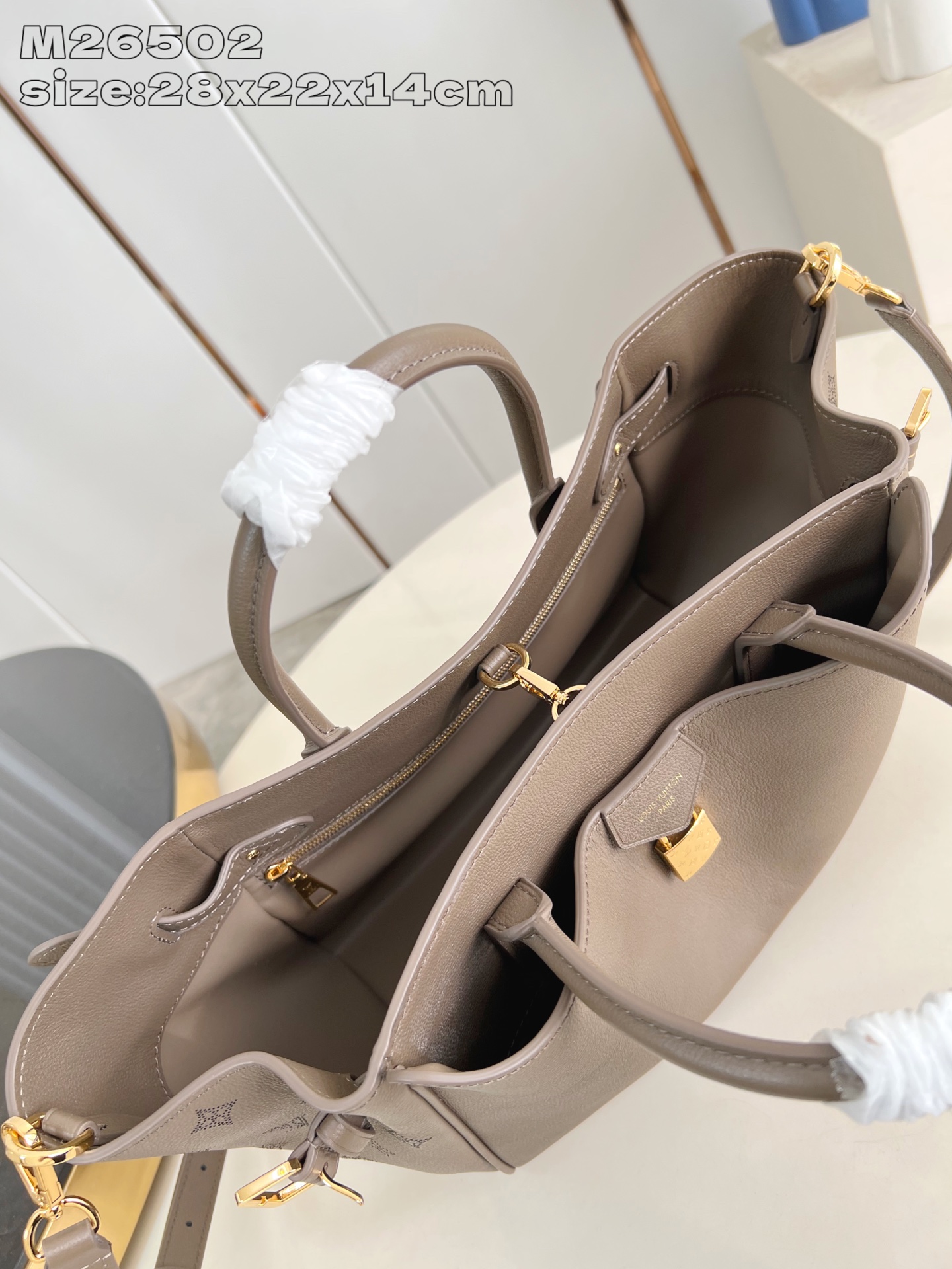 杰尼亚 Zegna 高定典藏经典高奢皮具手袋托特包斜挎包女包 #3DBA035D 6