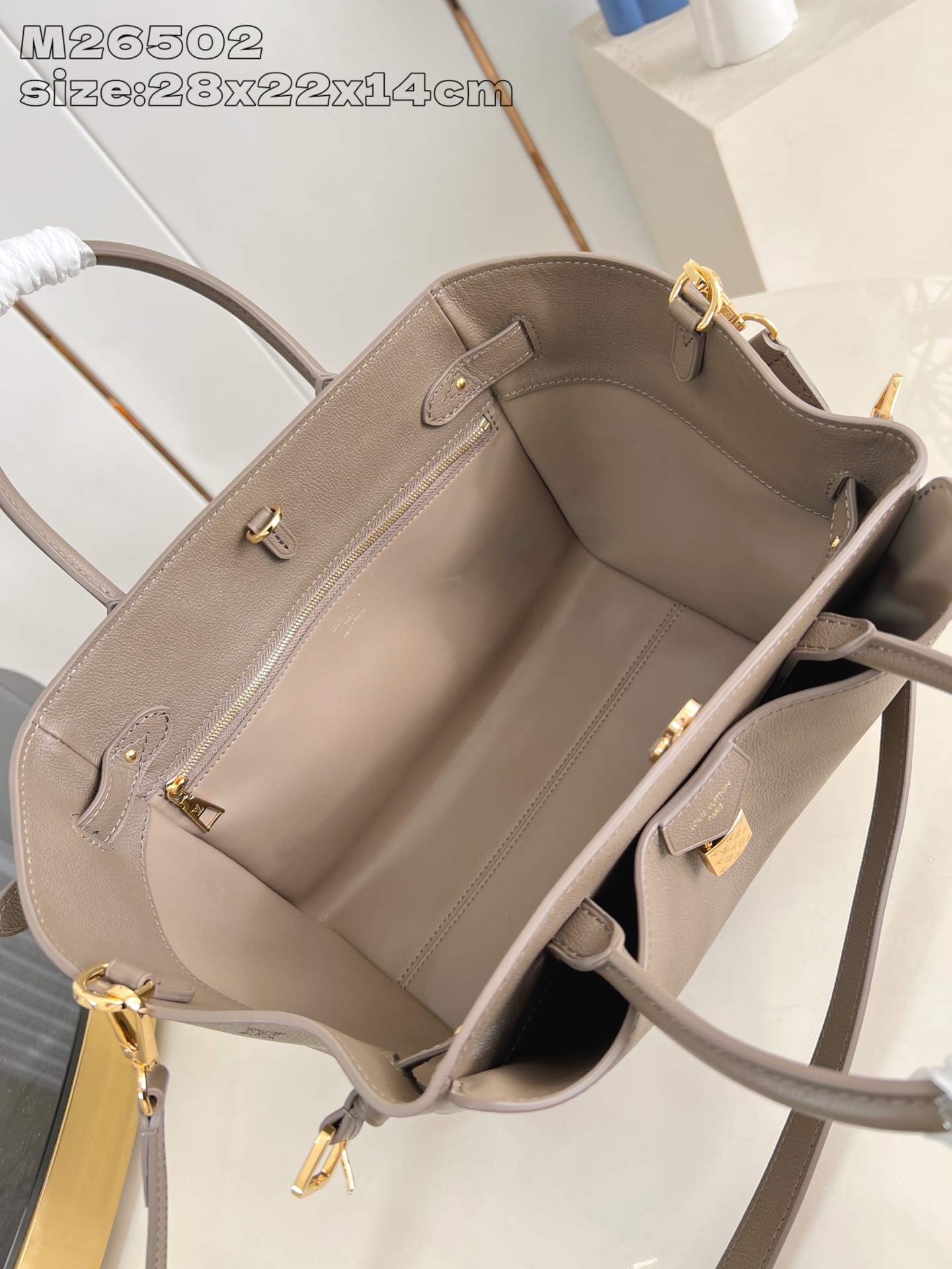 杰尼亚 Zegna 高定典藏经典高奢皮具手袋托特包斜挎包女包 #3DBA035D 7