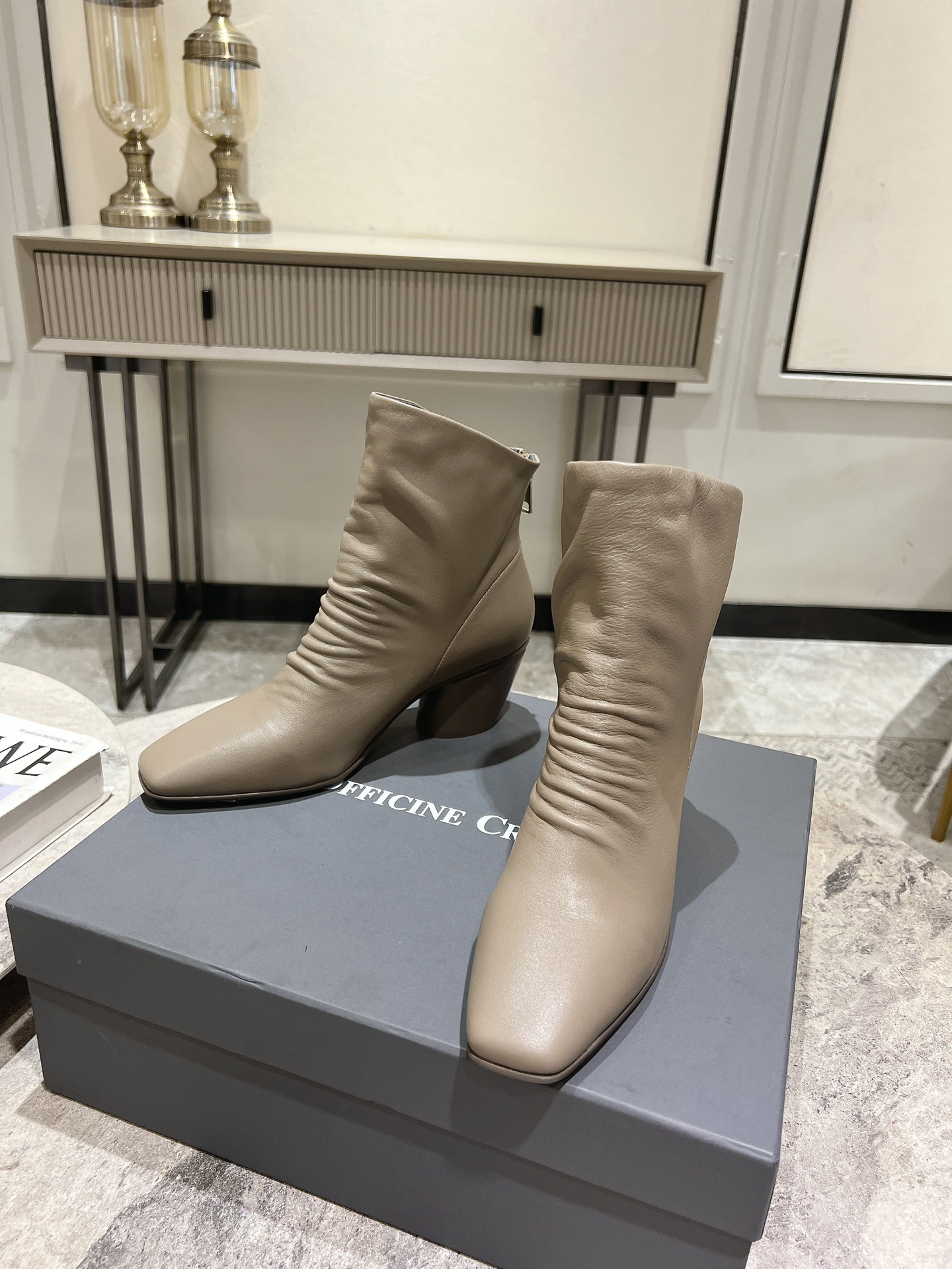 Officine Creative Winter Hand-Made Short Boots: Cool Girl Style with Fluffy Suit - 图片 7