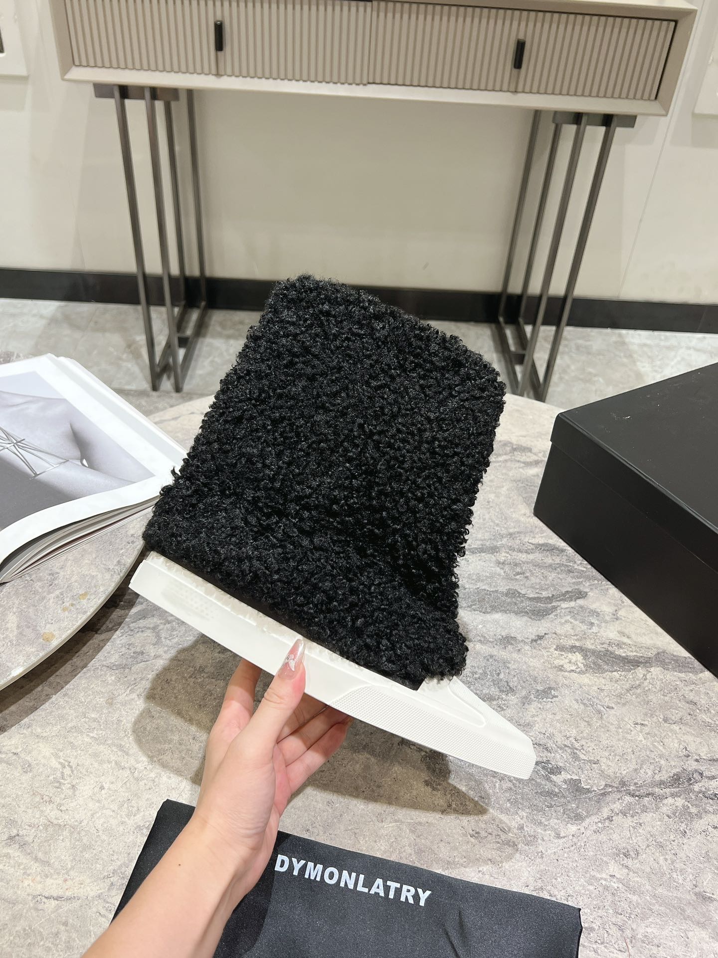 “Black Street Style Shoes with 3cm Height Increase, Sports Comfort, and Casual White-Faced Design – Size 35-39” - 图片 5