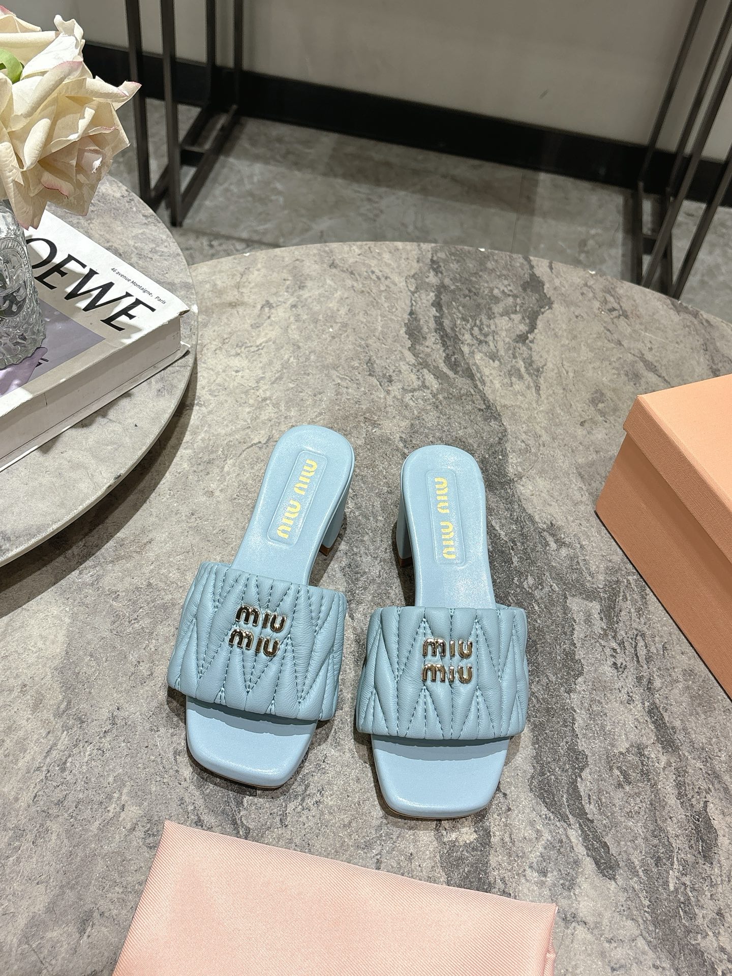 Miu Miu Crinkled Leather Heeled Sandals - Elegant and Comfortable 3 i1741908981174 7496 0 0