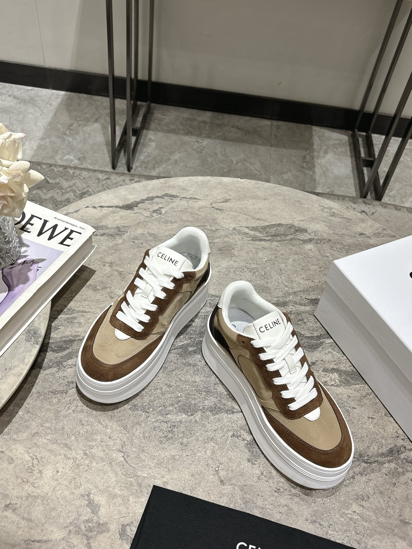 Celine Runner Sneakers Women's Thick-Soled Lace-Up Platform Shoes 2025 Spring 5 i1743183557444 1141 0 2