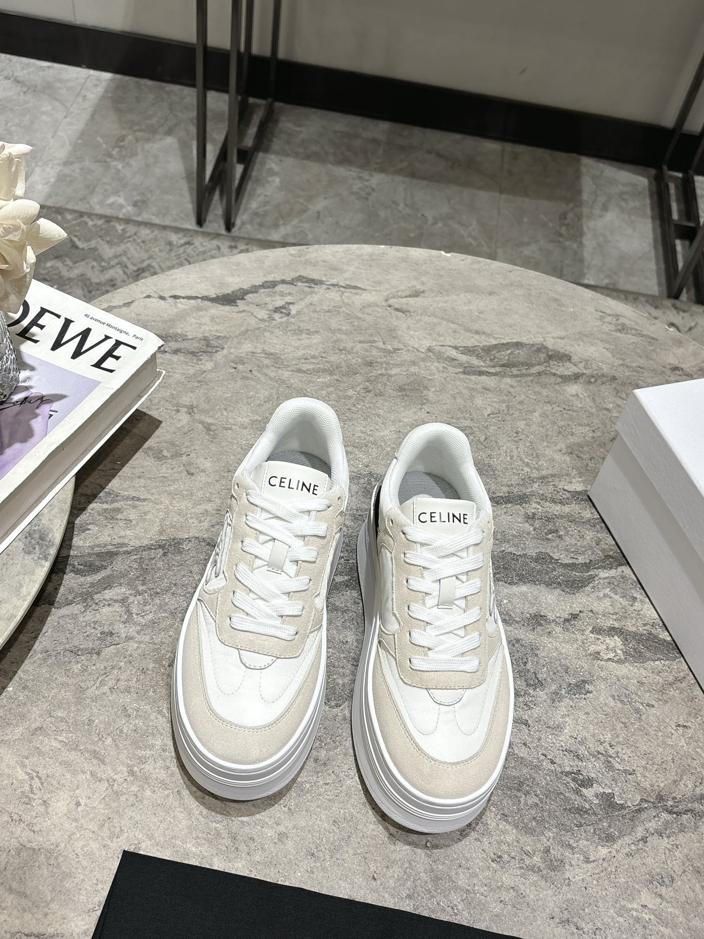 Celine Runner Sneakers: Iconic Triomphe Logo, Platform Sole, and Premium Leather 4 i1743183589104 4612 0 1