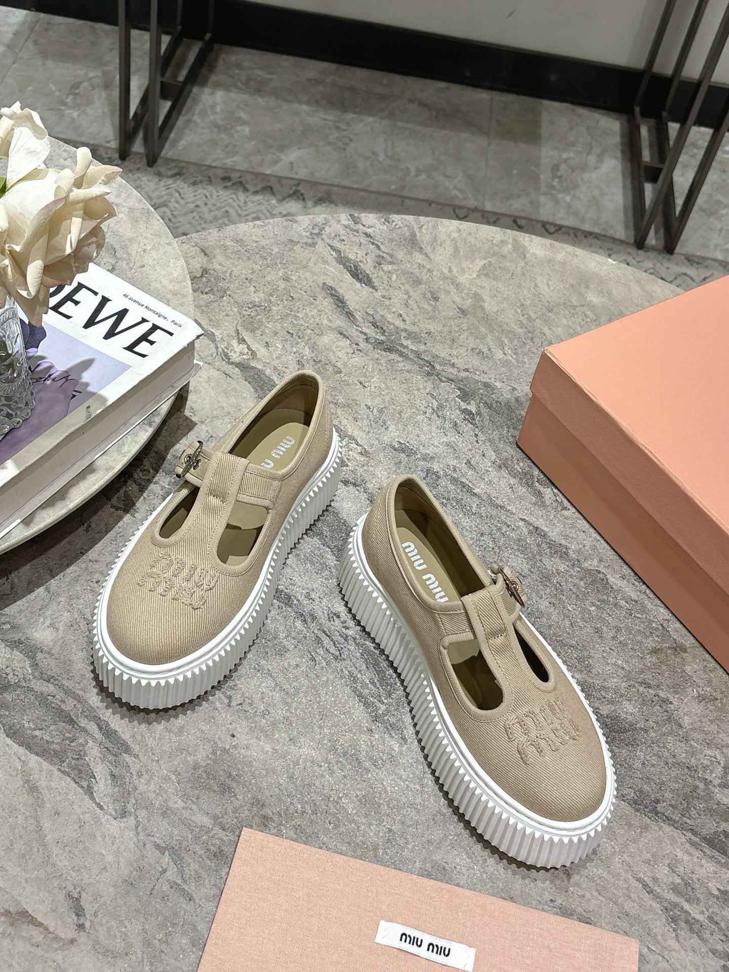 Miu Miu 2025 Spring Mary Jane Platform Shoes, Comfortable & Fashionable 4 i1744130460751 8991 0 1