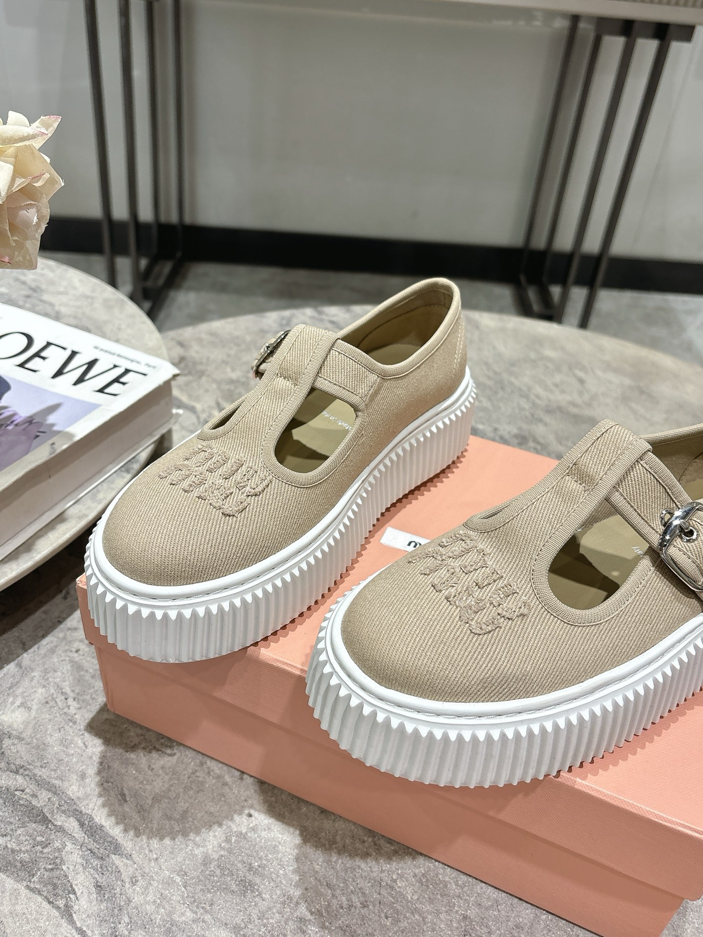 Miu Miu 2025 Spring Mary Jane Platform Shoes, Comfortable & Fashionable 9 i1744130461820 4930 0 7