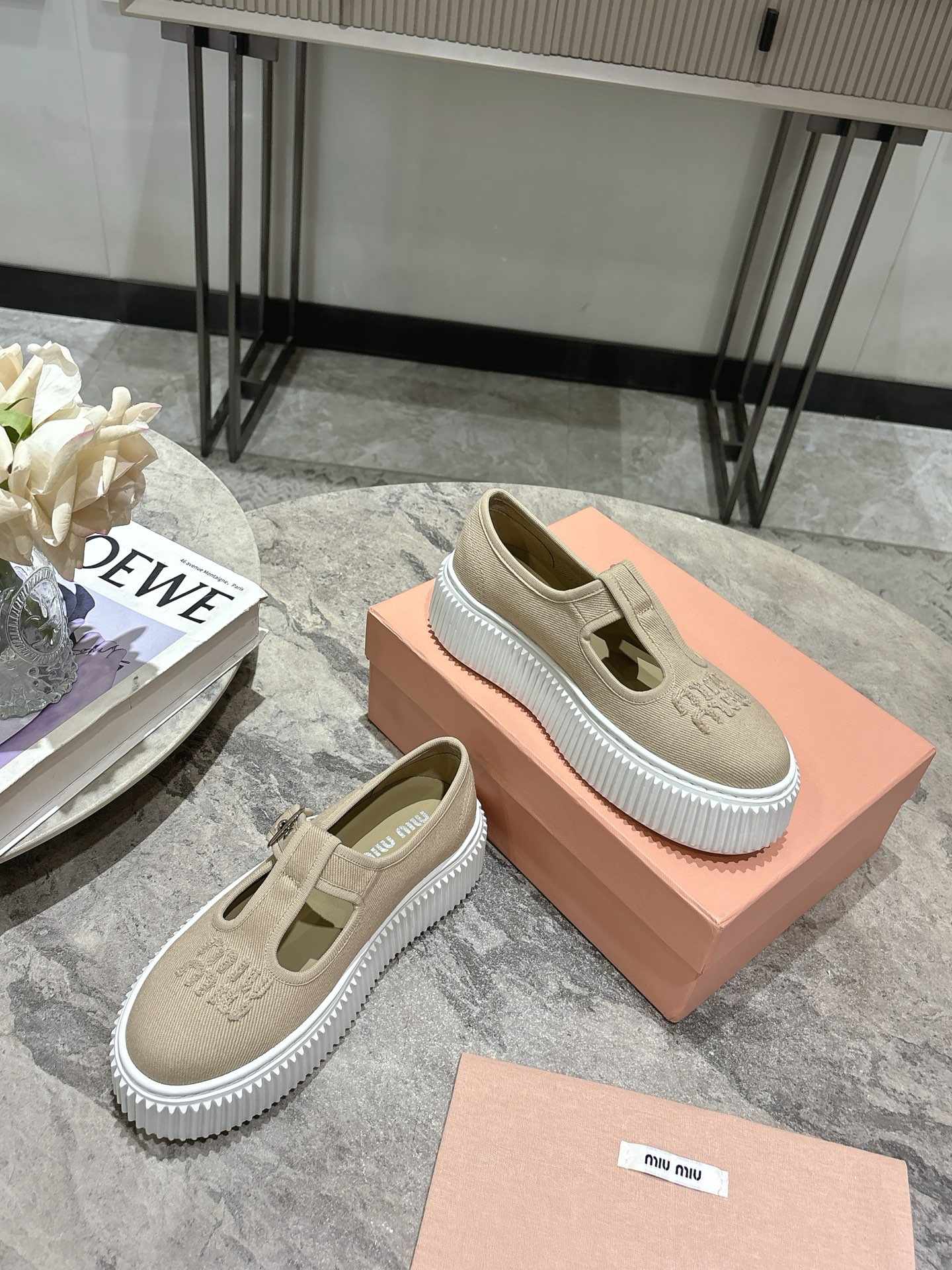 Miu Miu 2025 Spring Mary Jane Platform Shoes, Comfortable & Fashionable 8 i1744130461847 6218 0 6