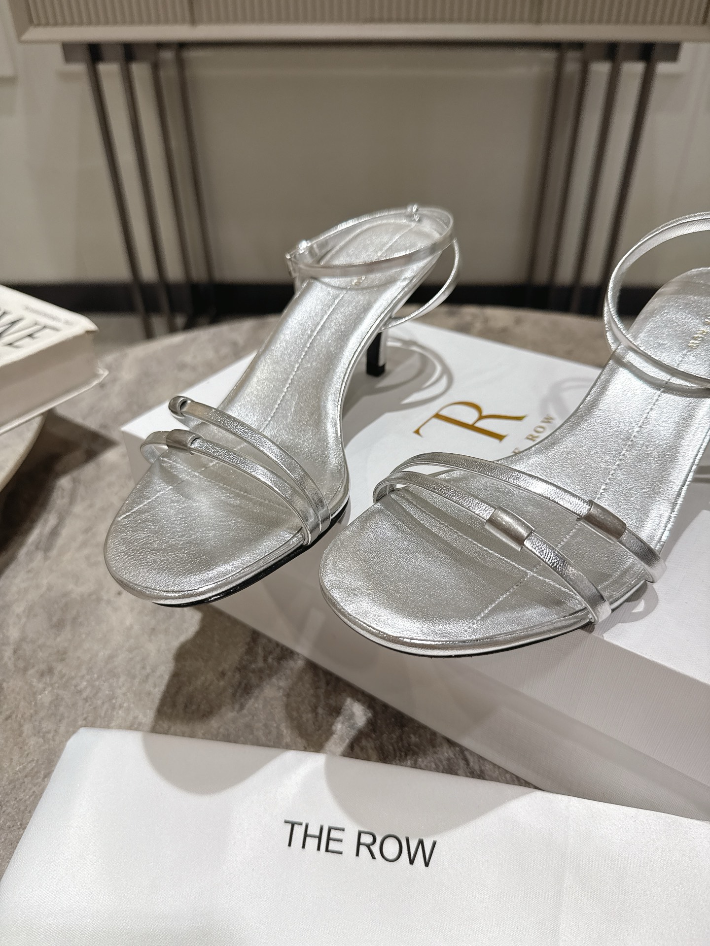 The Row Spring/Summer New Slingback Sandals Stiletto Heel Sandals 9 i1746458822390 9482 0 7