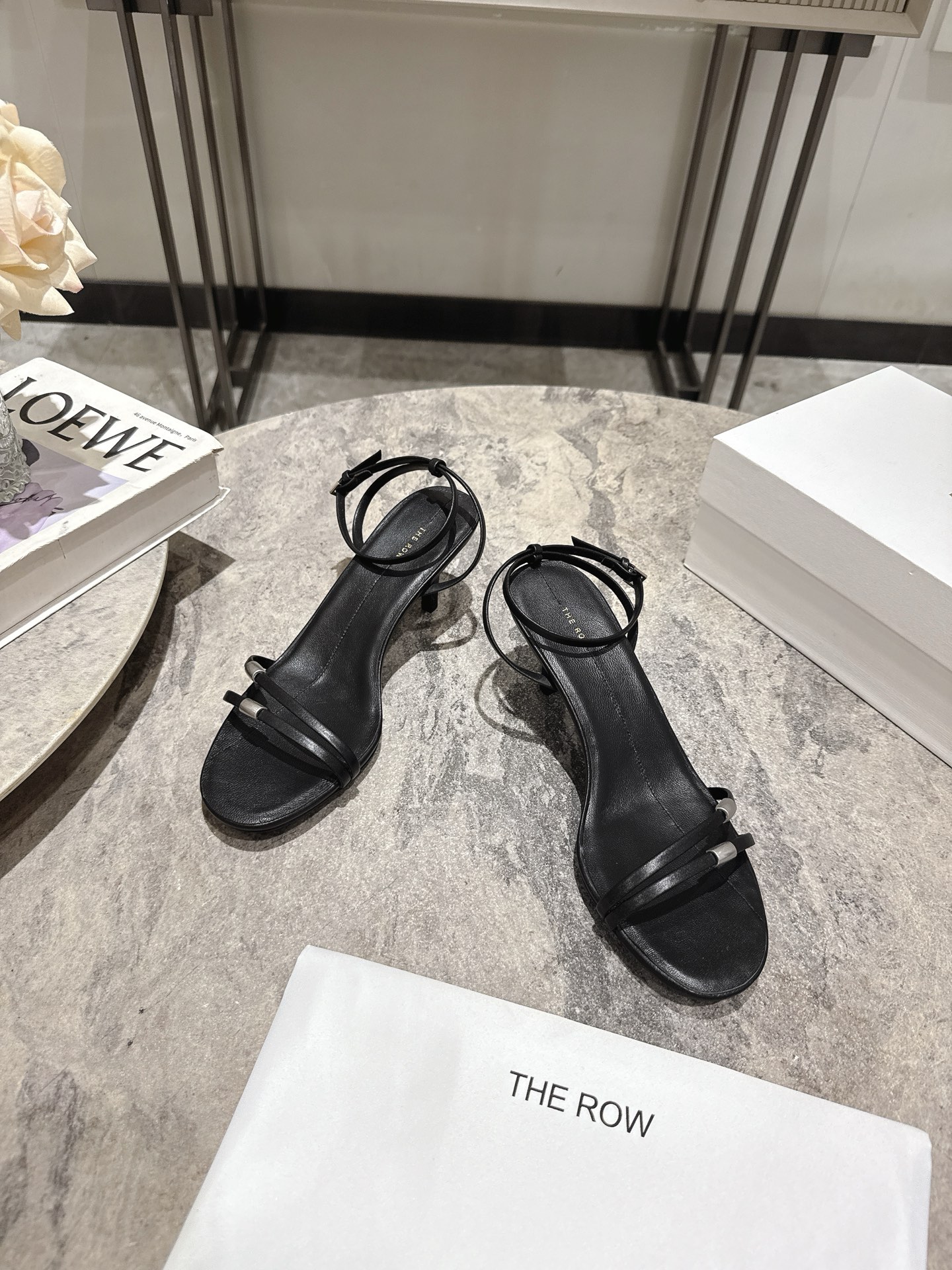 The Row Minimalist Heeled Sandals, Elegant Stiletto Ankle Strap Sandals 4 i1746458831198 5516 0 1
