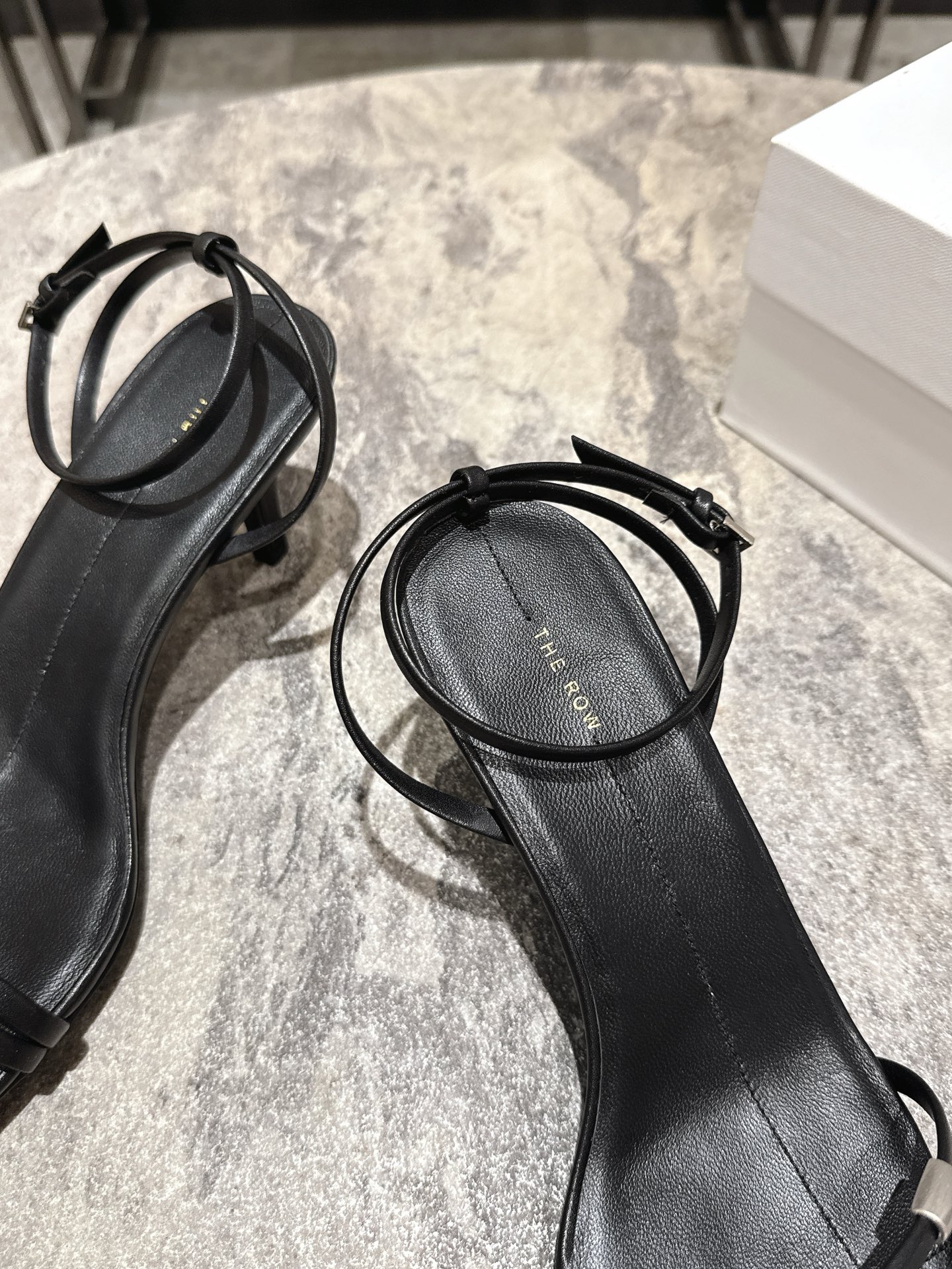 The Row Minimalist Heeled Sandals, Elegant Stiletto Ankle Strap Sandals 8 i1746458831224 8526 0 6