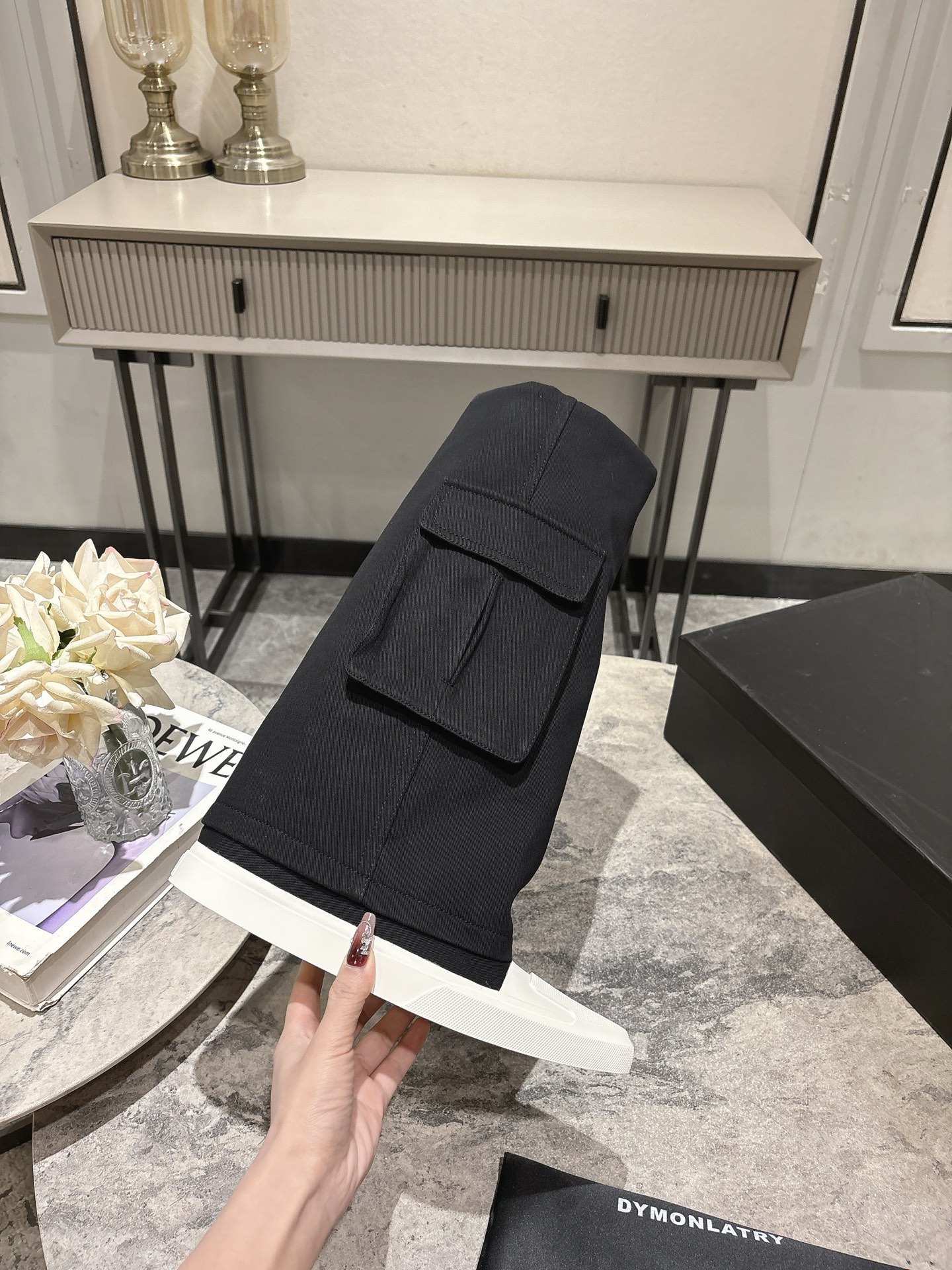 “Dymonlatriy Street-Type Sneakers: Original Fabric, 3cm Height, Rubber Base, Sizes 35-39” - 图片 7