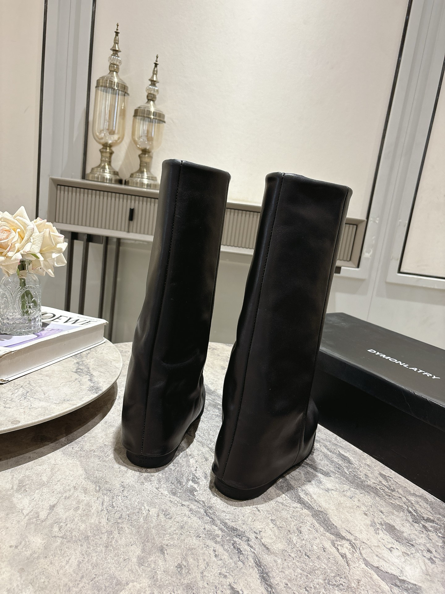 “Women’s Casual Black Shoes with 3cm Height Increase for Street Style and Comfort” - 图片 9