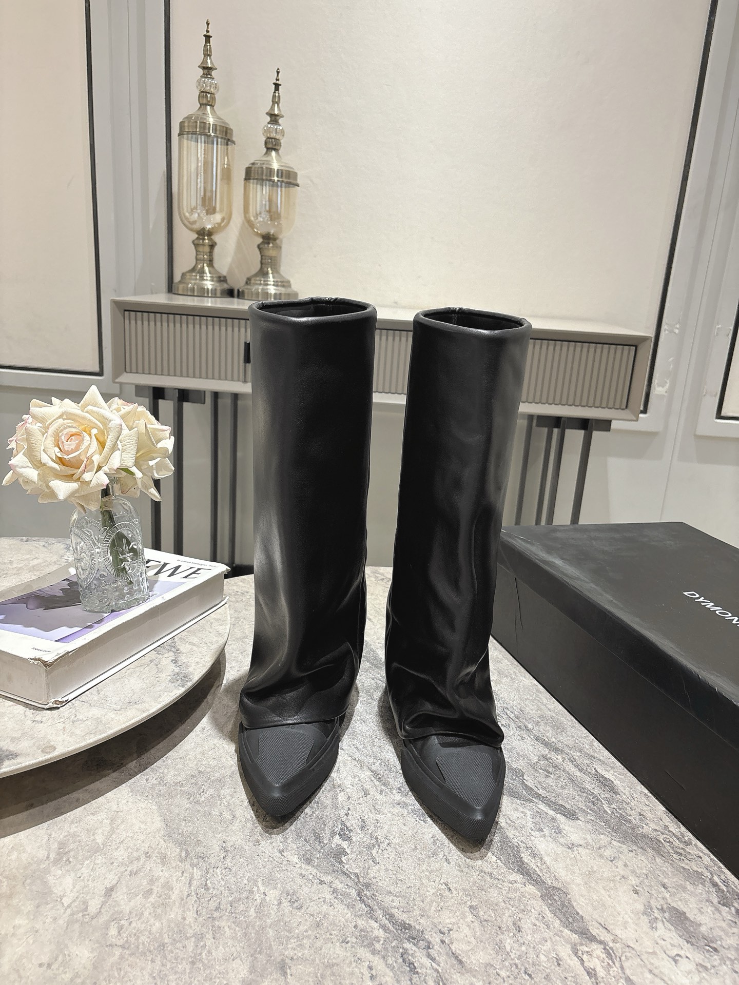 “Women’s Casual Black Shoes with 3cm Height Increase for Street Style and Comfort” - 图片 2