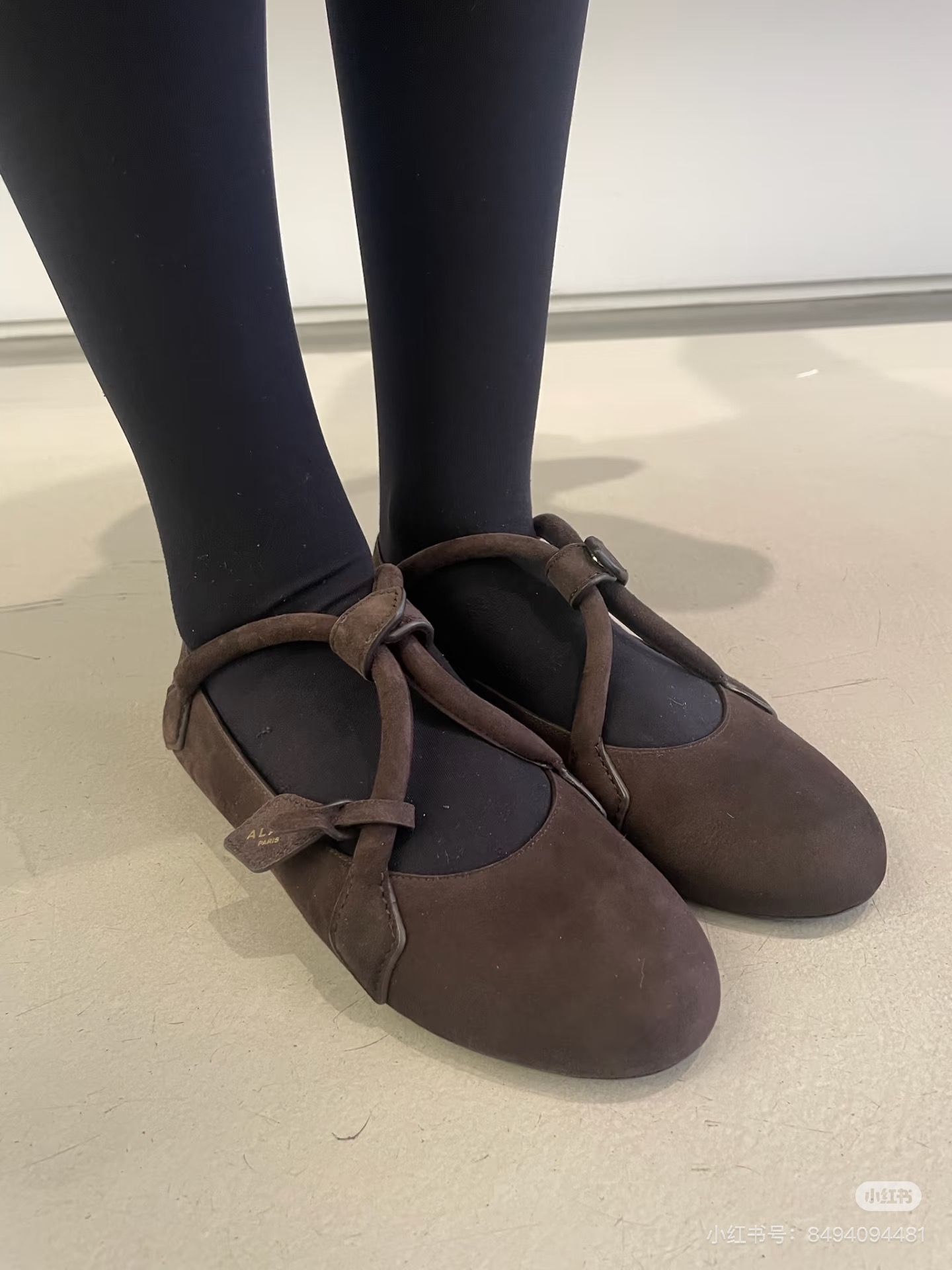 NO:592623,Upper foot picture #, ballet shoes19860909上脚图#,芭蕾舞鞋,Women's Shoes