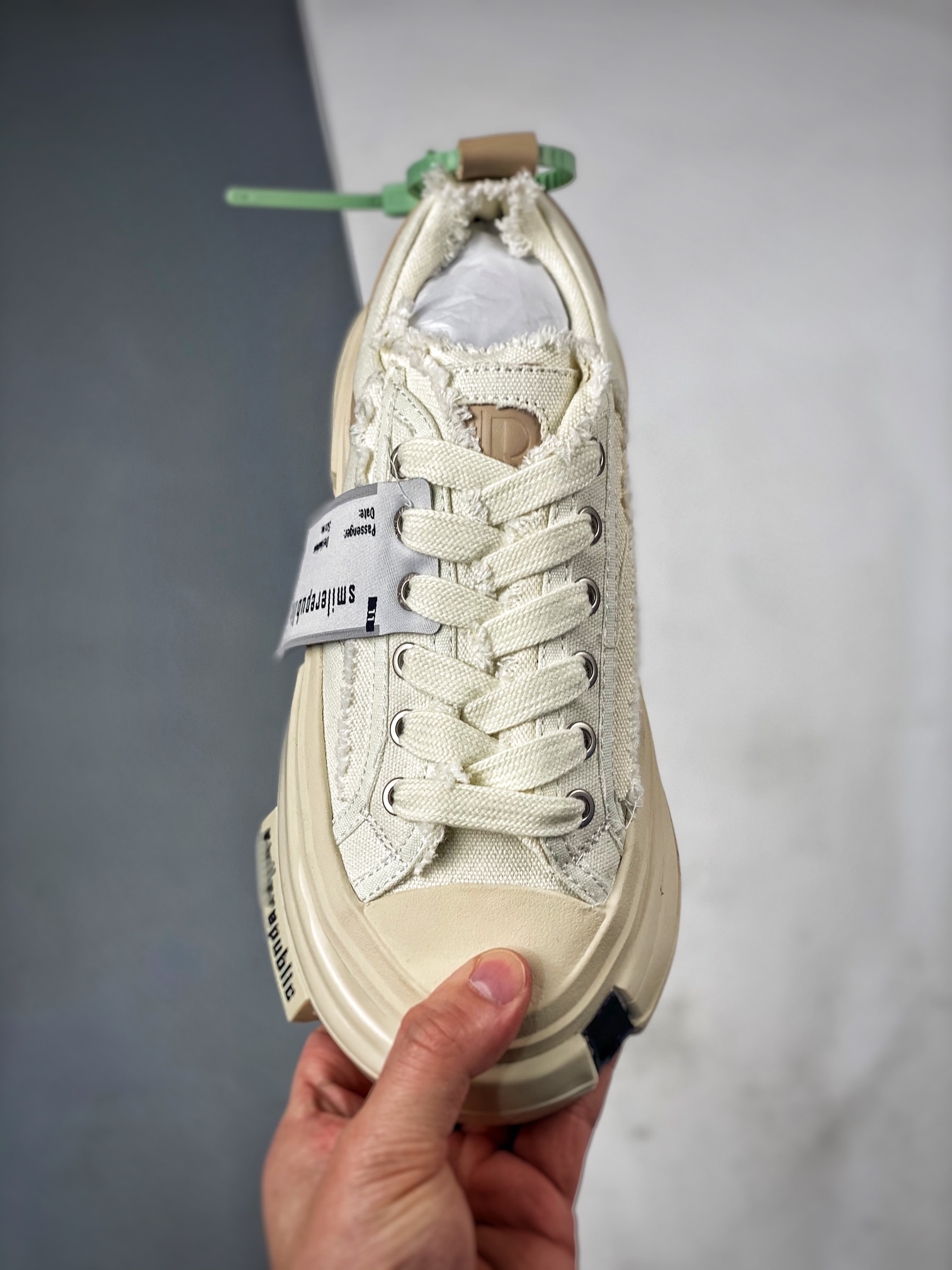 360 SMILEREPUBLIC INCEPTION 70S Low.Sp 经典银河系松糕厚底增高低帮乞丐风帆布低帮休闲运动鞋