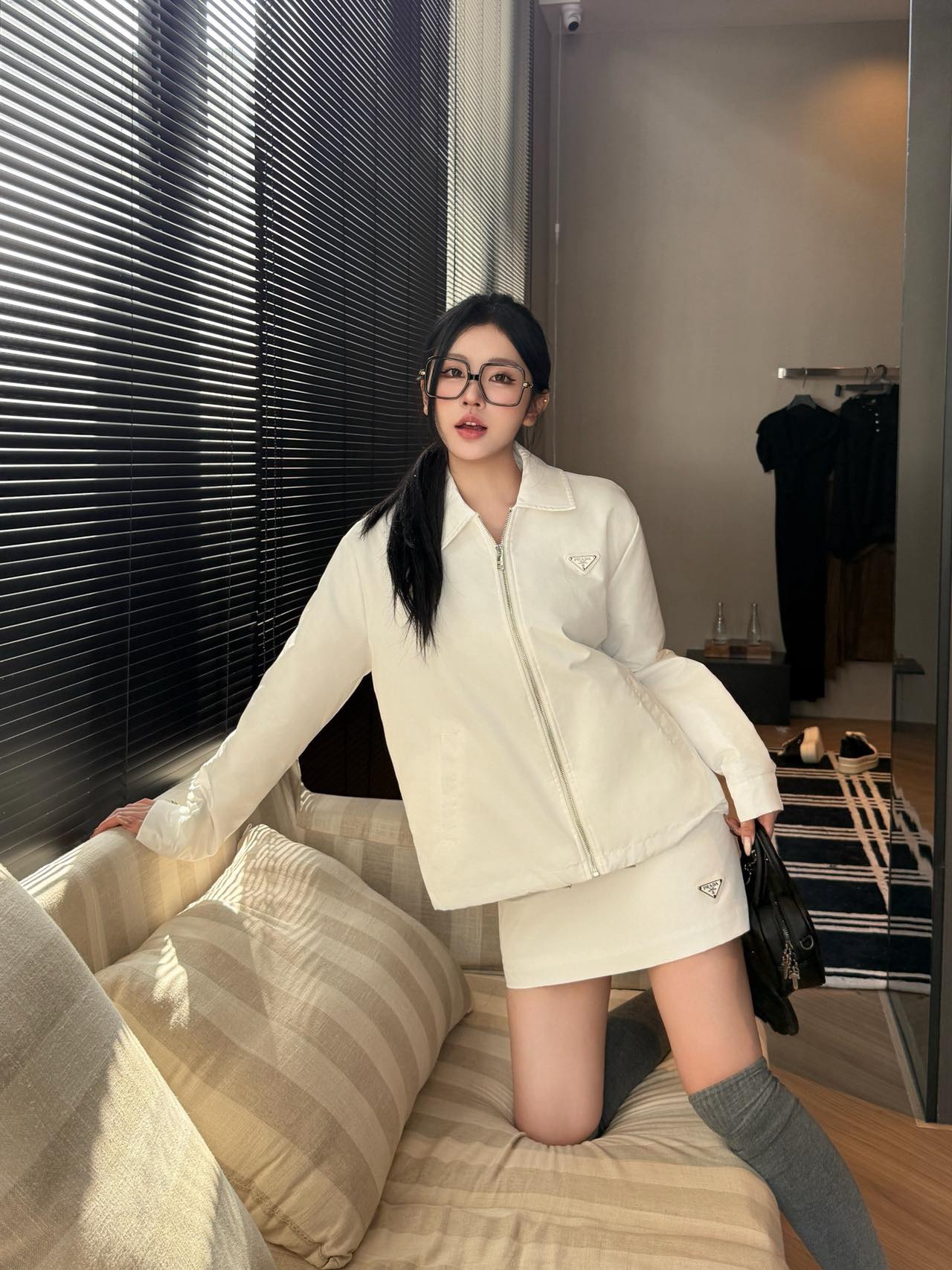 NO:567051,Jackets, skirts, tops, skirts, jackets & coats, alexander wang19860909外套 半裙上身图,,skirts,jackets & coats,alexander wang,Women's clothing