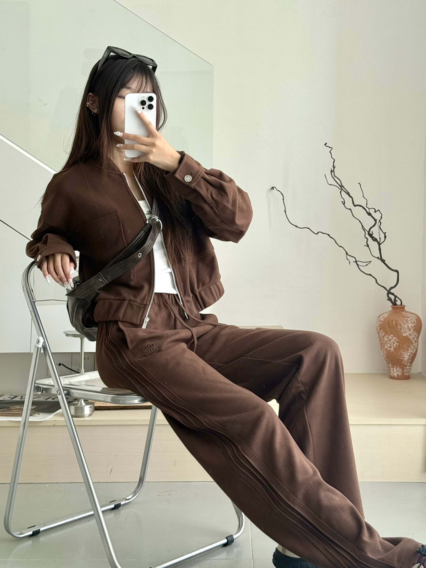 NO:567077,Tops and pants upper body pictures,,alexander wang19860909上衣 裤子上身图,,alexander wang,Women's clothing