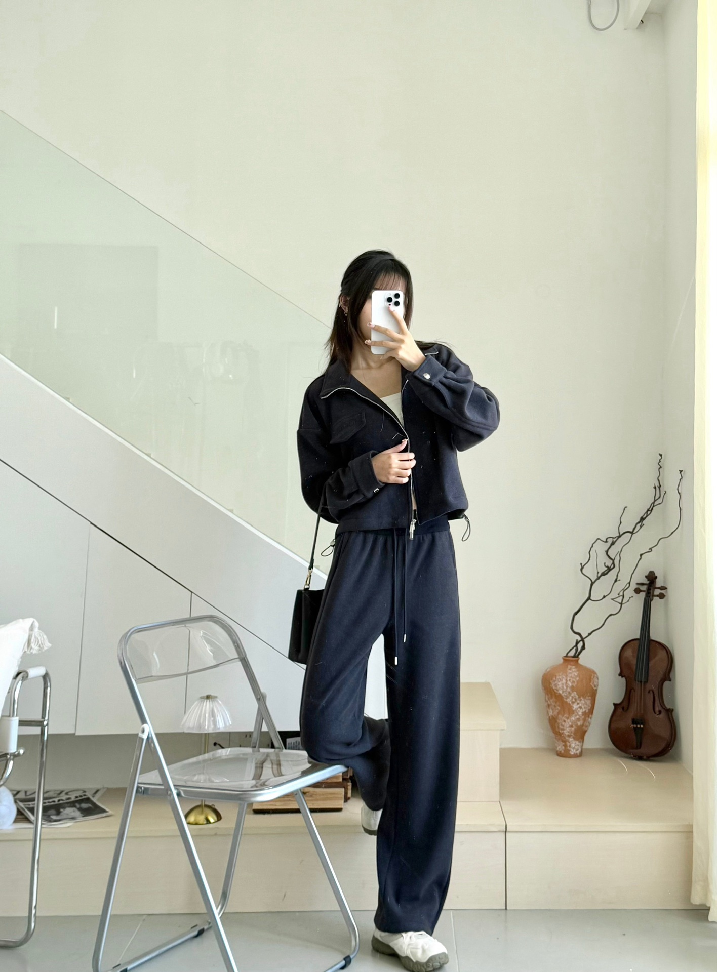 NO:589827,Tops and trousers upper body picture,,alexander wang19860909上衣 长裤上身图,,alexander wang,Women's clothing