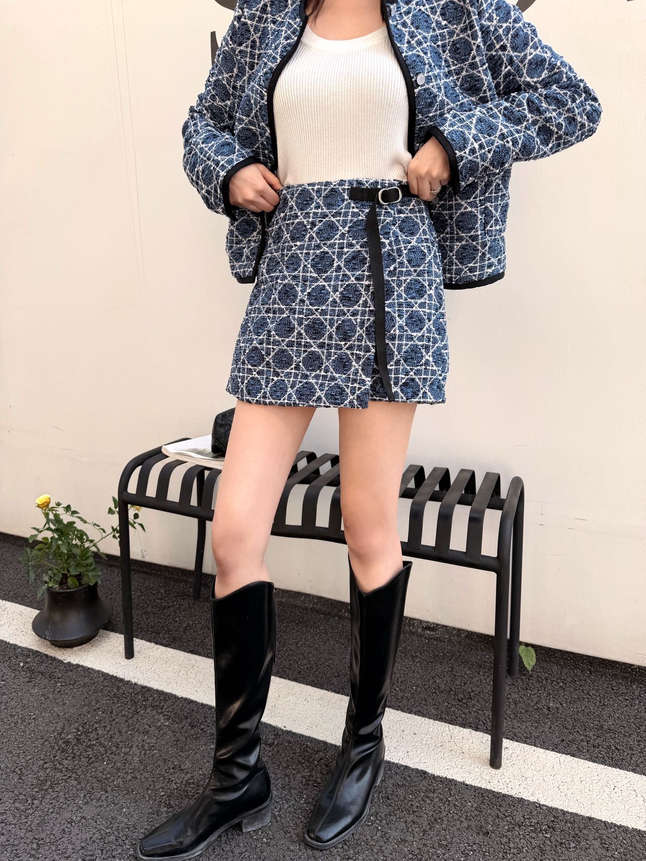 NO:708035,Jackets, skirts, tops, skirts, jackets & coats,19860909外套 半裙上身图,,skirts,jackets & coats,,Women's clothing