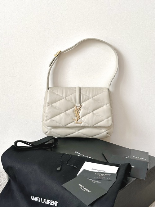 Saint Laurent Puffer Quilted Lambskin Shoulder Bag - Elegant and Retro 17 Saint Laurent Puffer Quilted Lambskin Shoulder Bag - Elegant and Retro