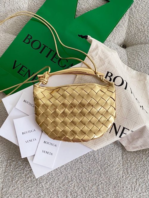 Bottega Veneta Mini Sardine Lambskin Gold, The Perfect Mini Bag 7 Bottega Veneta Mini Sardine Lambskin Gold, The Perfect Mini Bag