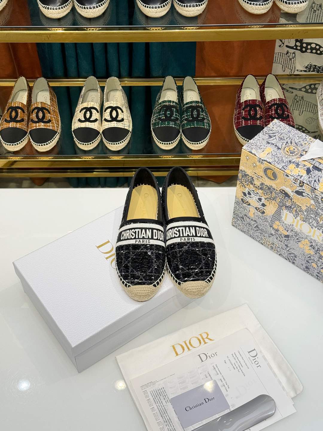 : ²⁰²5 𝐬𝐬 Dior DIOR principios de la primavera Nueva Explosión de zapatos de pescador Simple atmos