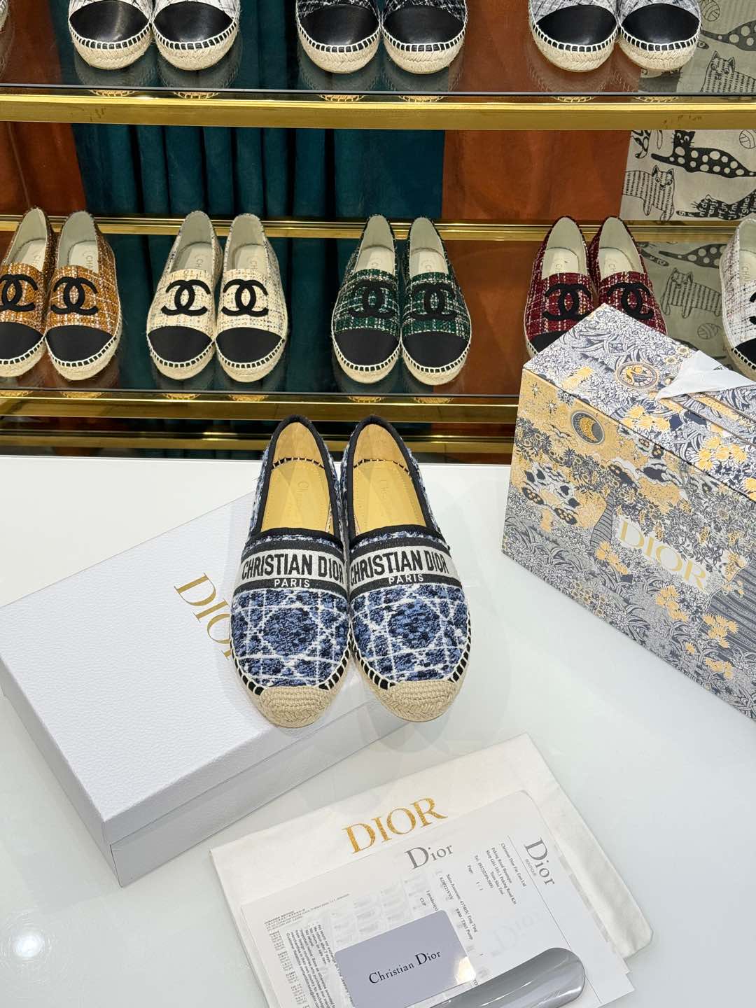 : ²⁰²5 𝐬𝐬 Dior DIOR principios de la primavera Nueva Explosión de zapatos de pescador Simple atmos