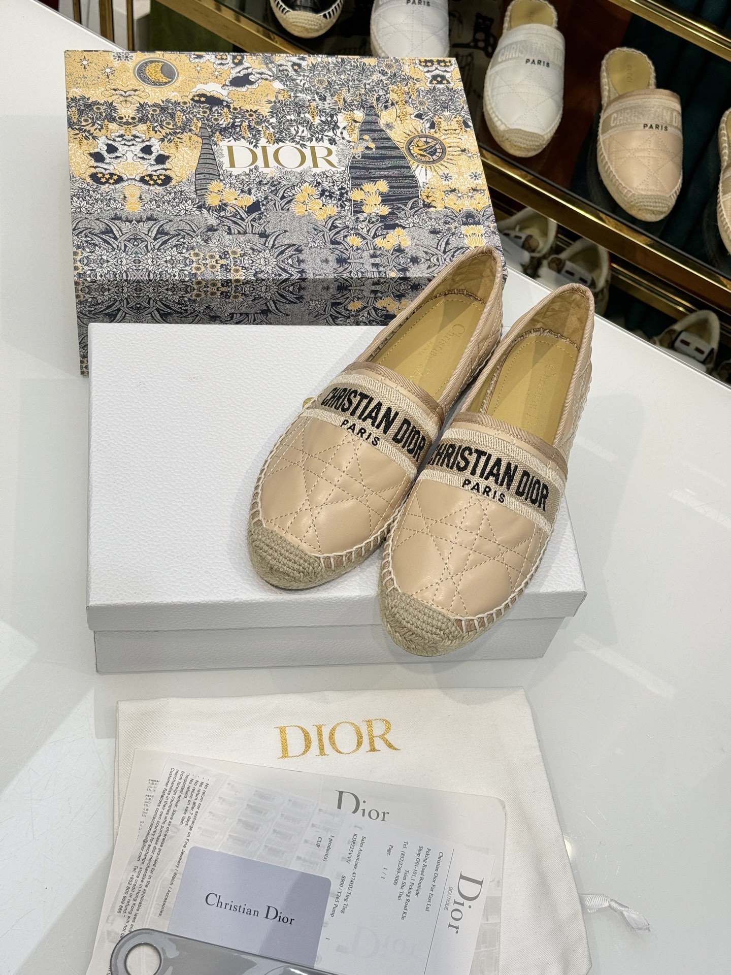 : ²⁰²5 𝐬𝐬 Dior DIOR principios de la primavera Nueva Explosión de zapatos de pescador Simple atmos