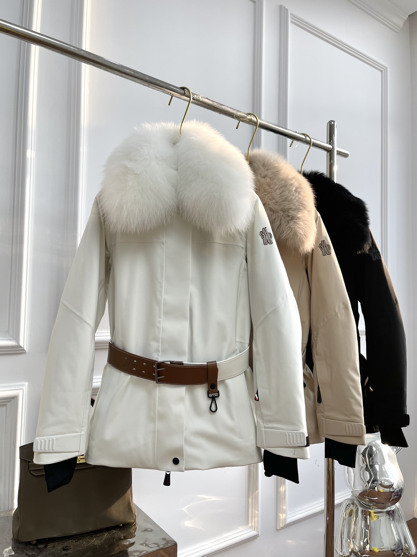 White Belted Jacket