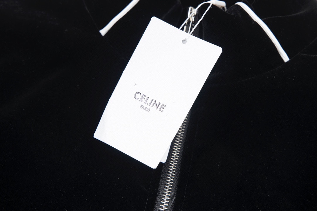 Celine 2022: New Black Velvet Jacket in Various Sizes and Colors - 图片 8