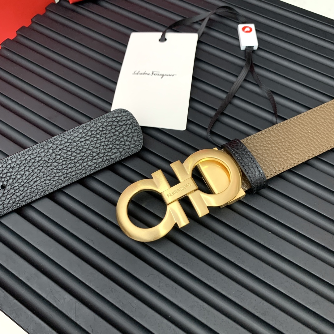 p170 代购正品级🛳新品上市 菲拉男士腰带双面牛皮 专柜同步 精品铜扣 宽3.4cm 款式大方 上身效果时尚 码数可以裁剪 送礼佳品