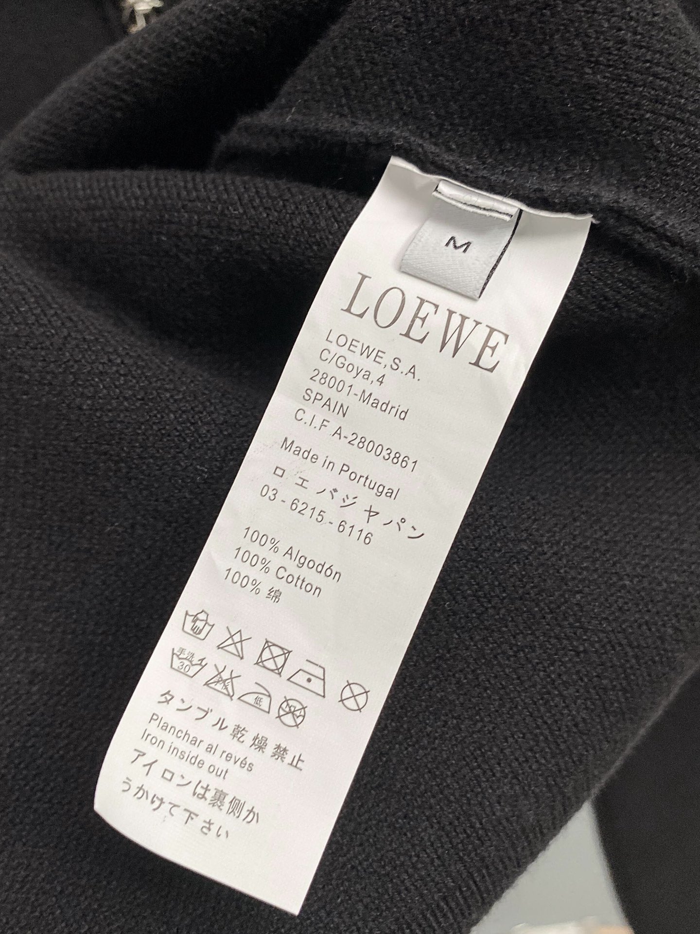 Loewe 拉链连帽卫衣 定织32支兔绒混纺纱兔绒的细度是动物纤维中非常细的