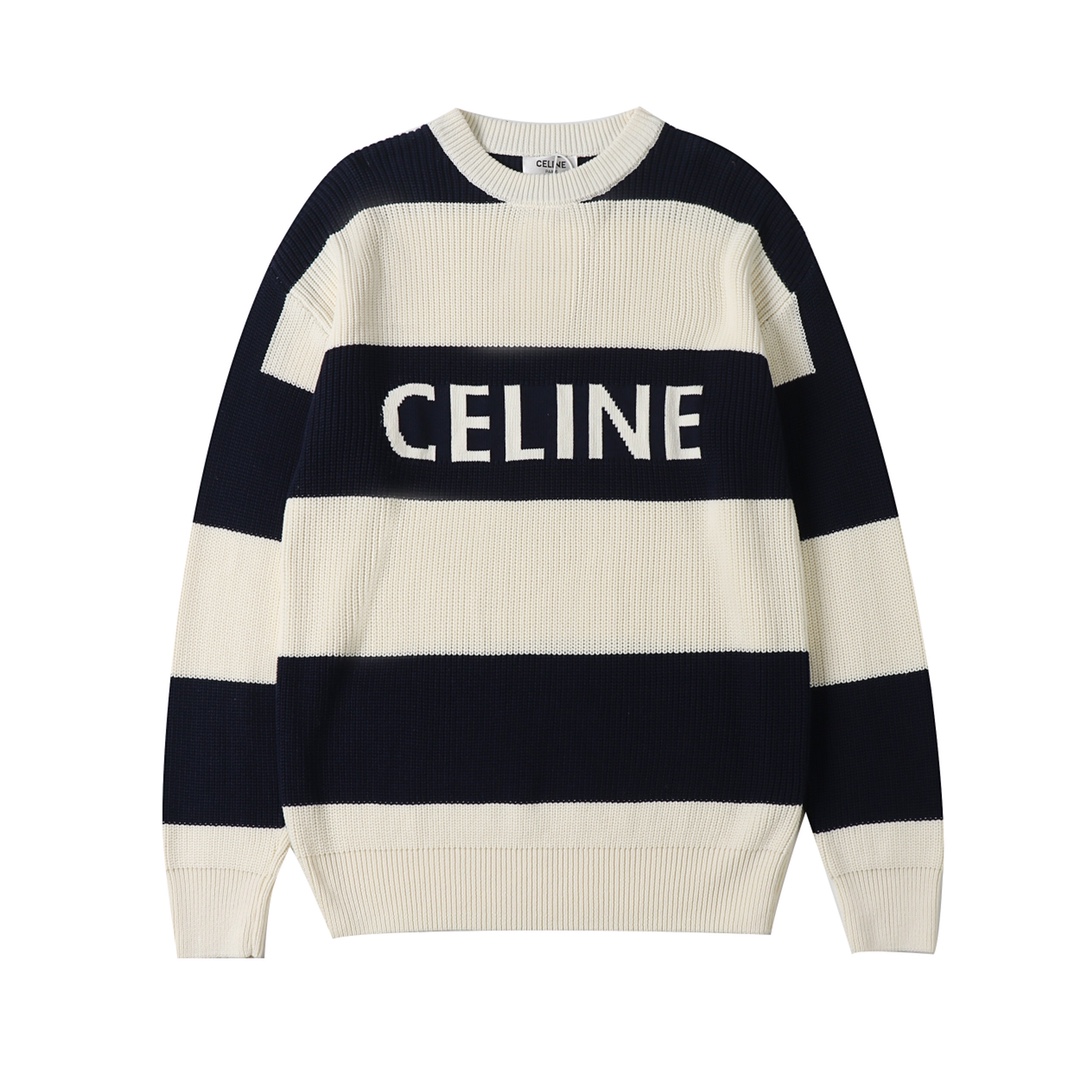 ¡Suéter de otoño-invierno 24 de Celine! Estilo simple y relajado, ambiente de otoño-invierno clean fit. Discreto pero a…