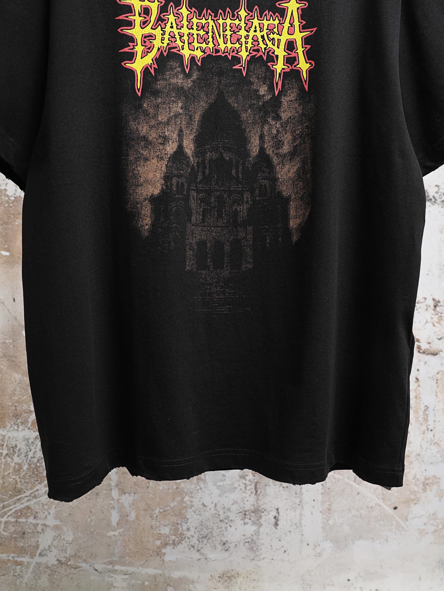Balenciaga 高版本BALENCIAGA 26SS Sacre Coeur棉质印花T恤