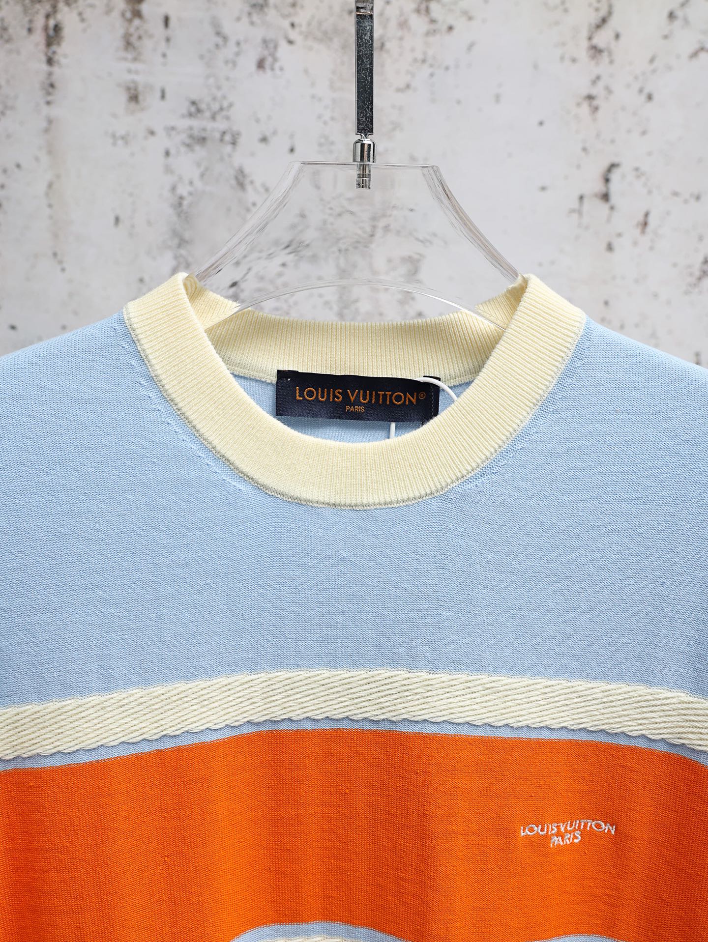 Louis Vuitton 高版本LOUIS VUITTON SS26 夏季系列 圆领条纹短袖 T恤 男款