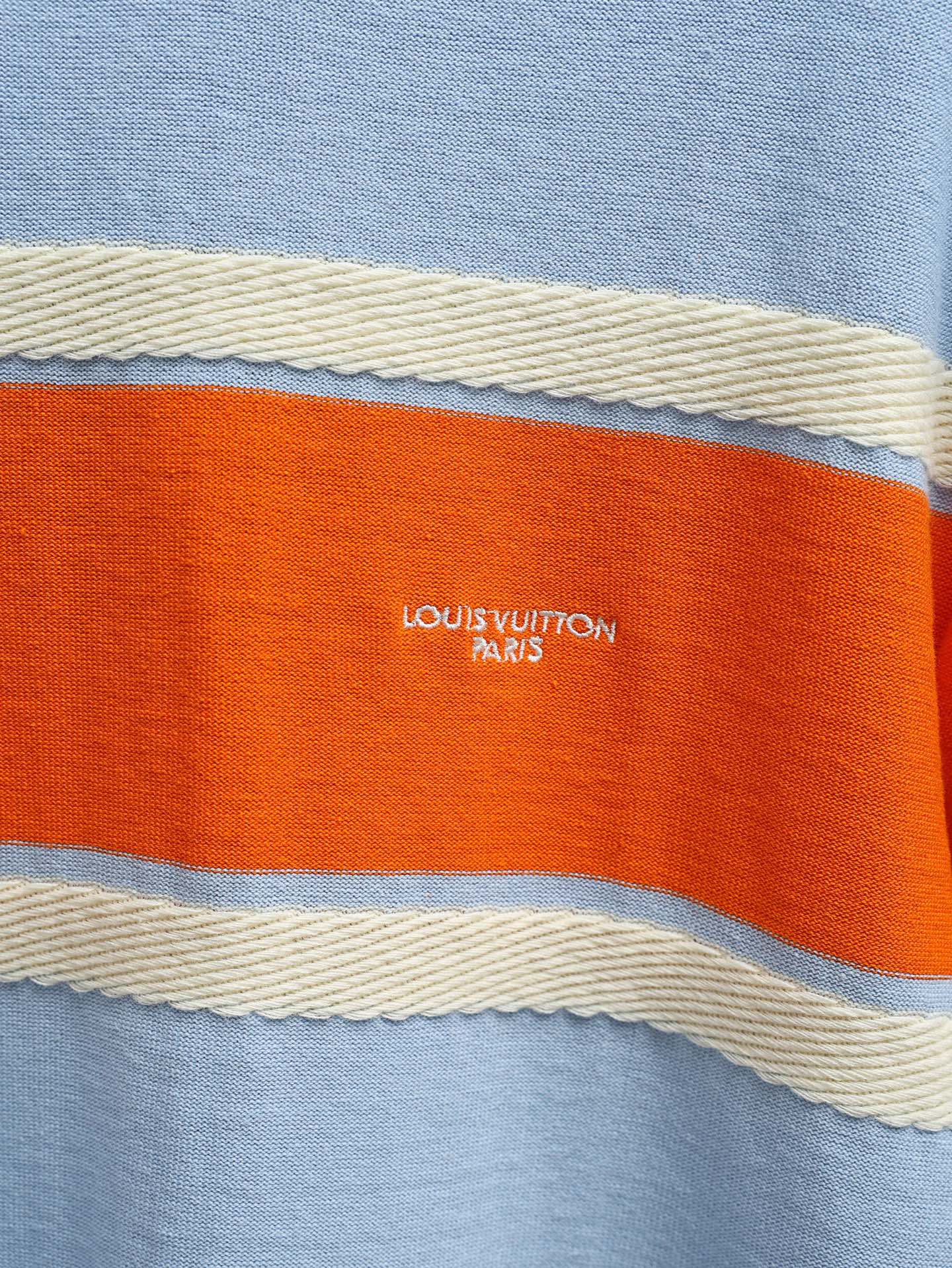 Louis Vuitton 高版本LOUIS VUITTON SS26 夏季系列 圆领条纹短袖 T恤 男款