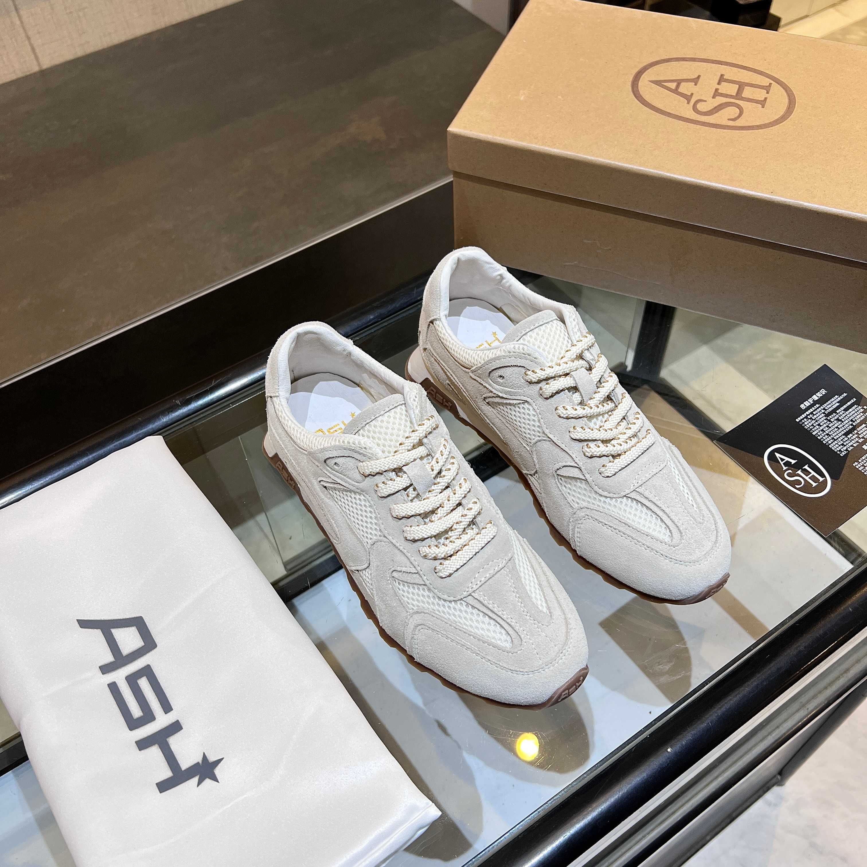 New Ash Number 2502: Kasar-Skin Shoes with Zirconium Fabric and Rubber Soles - 图片 8