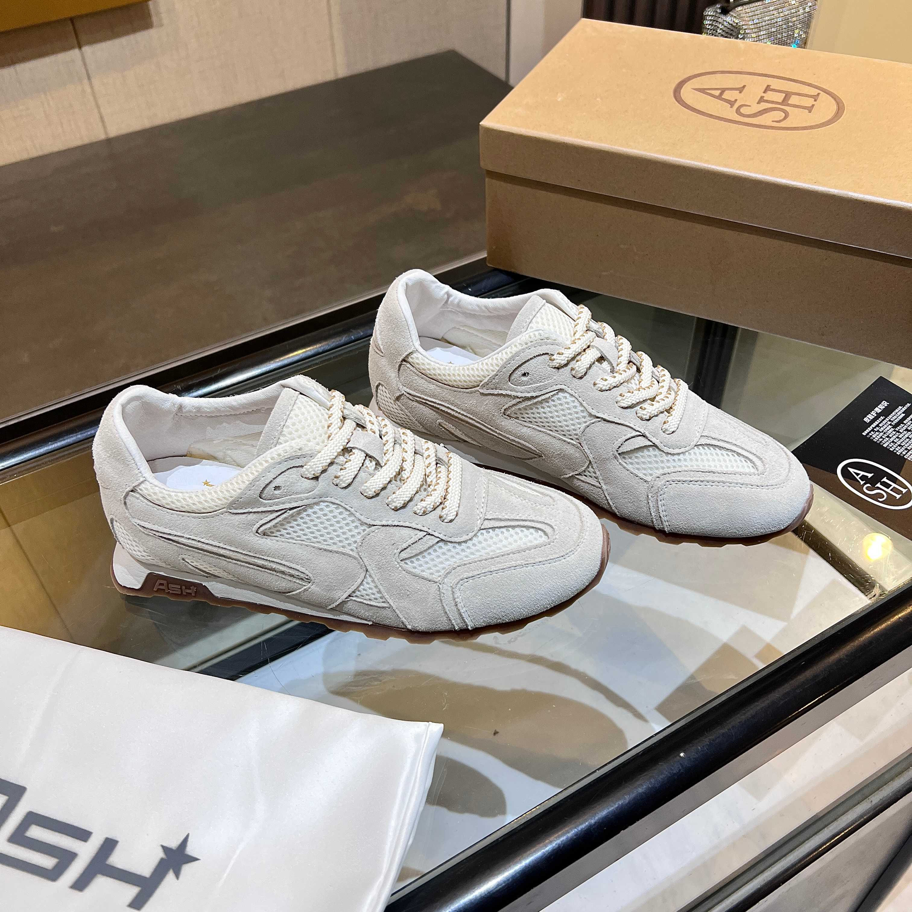 New Ash Number 2502: Kasar-Skin Shoes with Zirconium Fabric and Rubber Soles - 图片 9