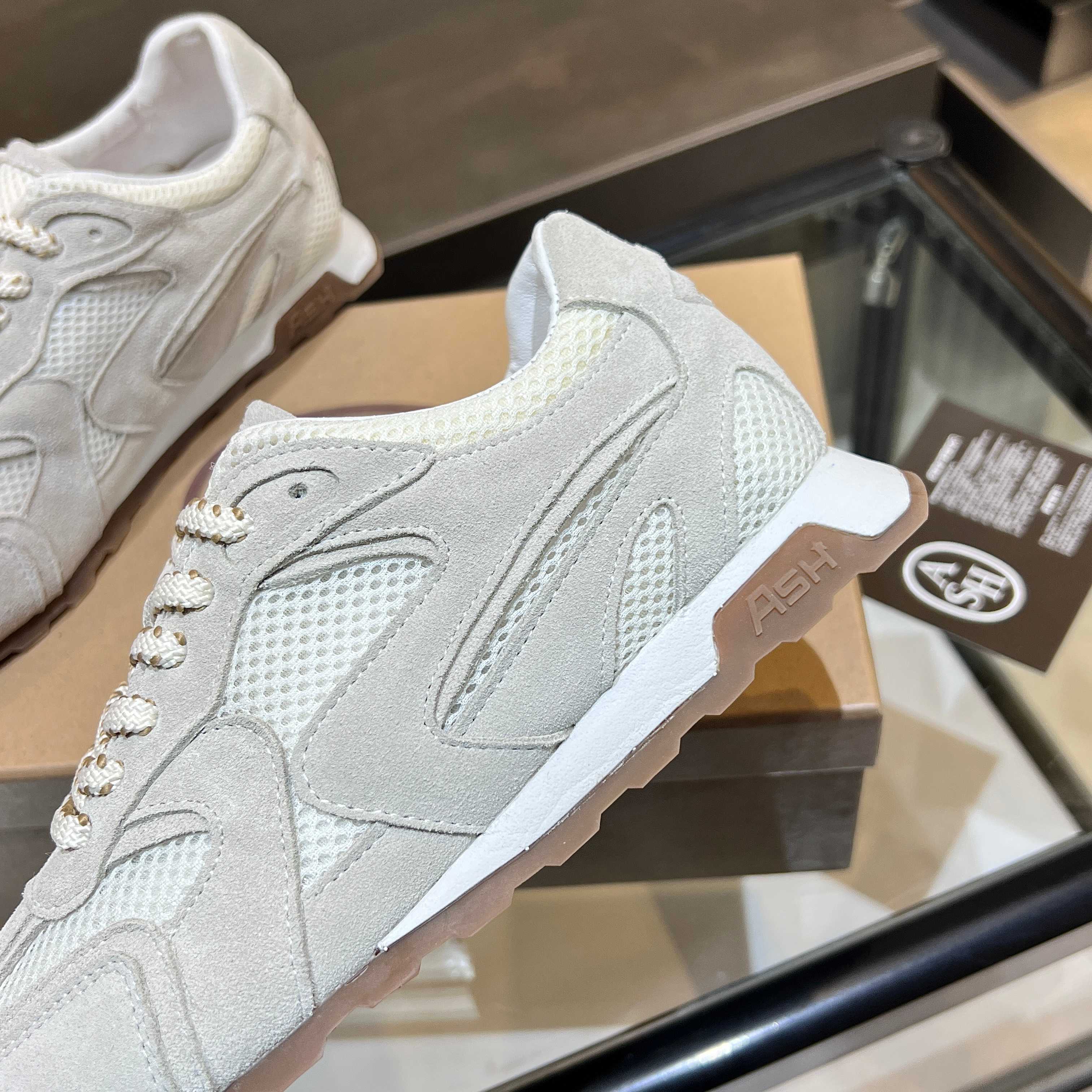 New Ash Number 2502: Kasar-Skin Shoes with Zirconium Fabric and Rubber Soles - 图片 5