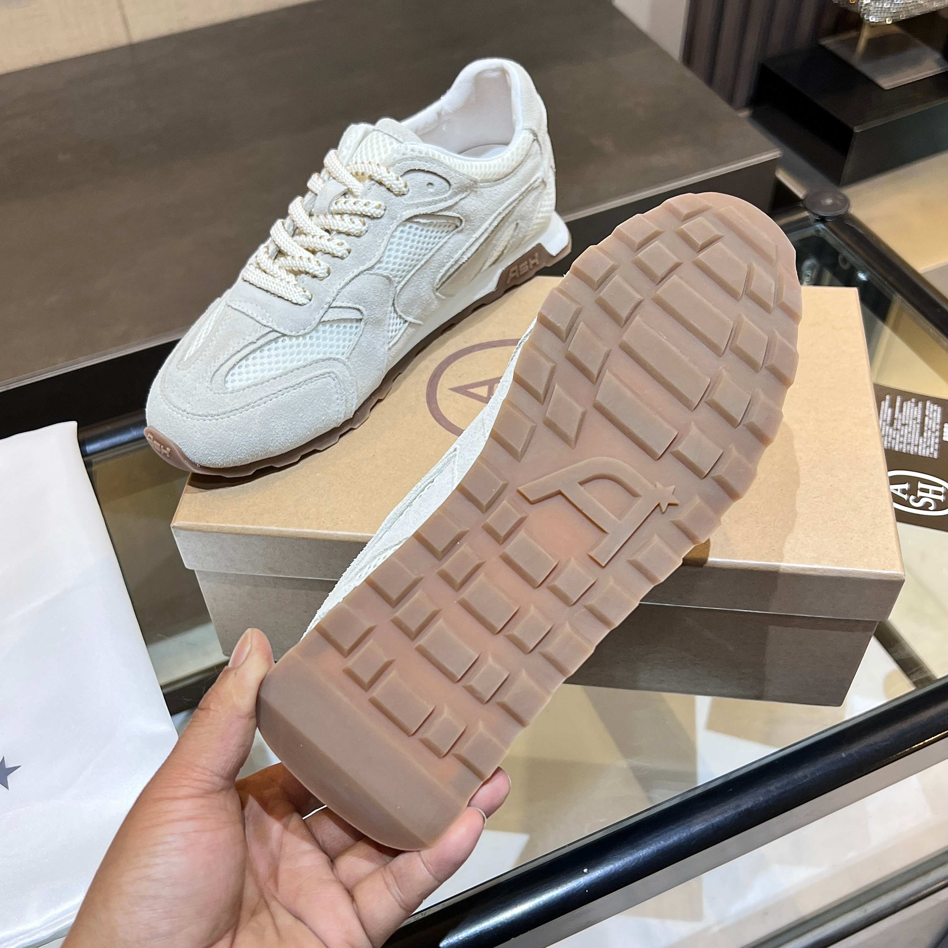 New Ash Number 2502: Kasar-Skin Shoes with Zirconium Fabric and Rubber Soles - 图片 7