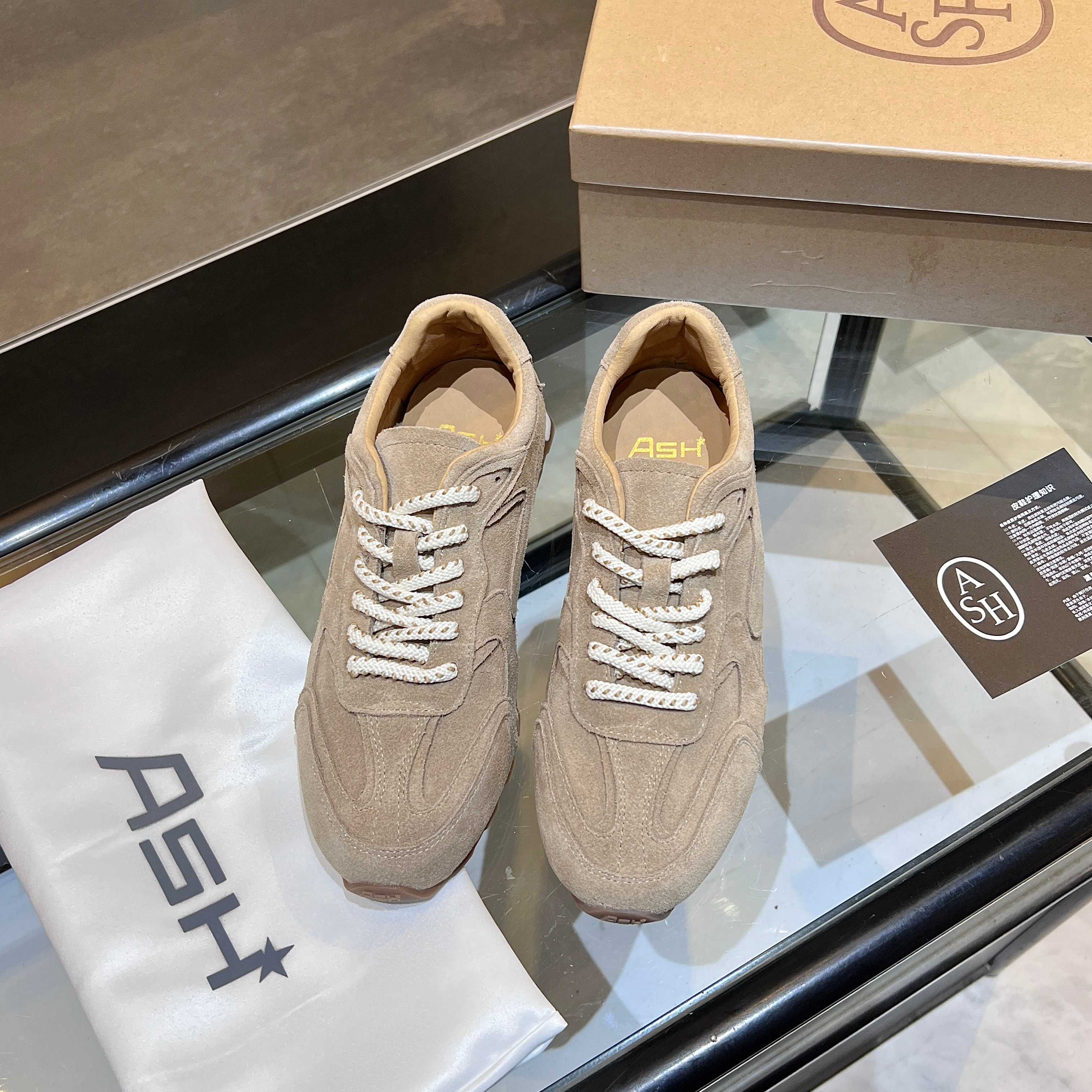 New Ash Number 2502: Kasar-Skin Shoes with Cow Velvet, Rubber Soles. - 图片 7