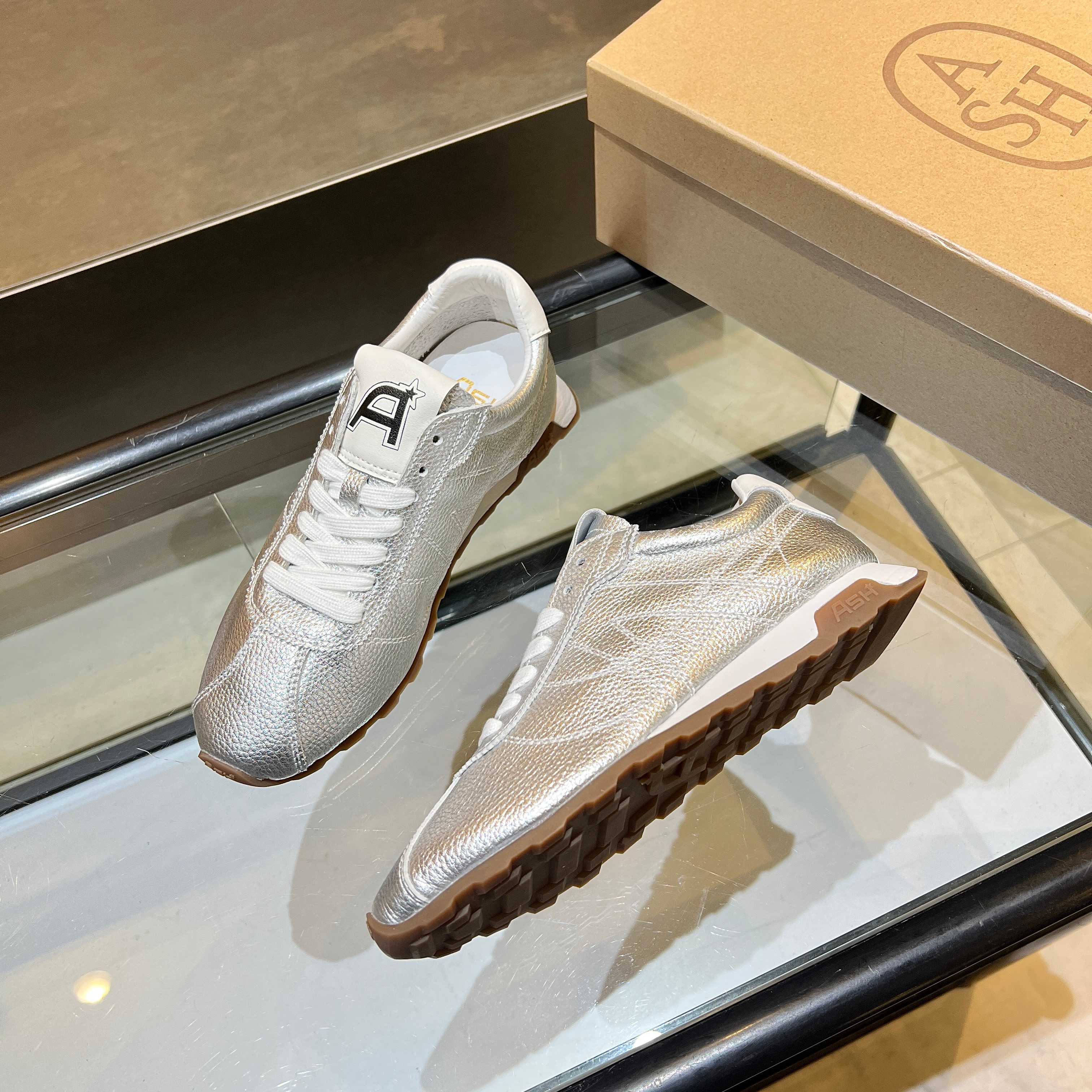 New Ash Number 2505: Kasar Skin Cracker Shoes with Rubber Soles. - 图片 9