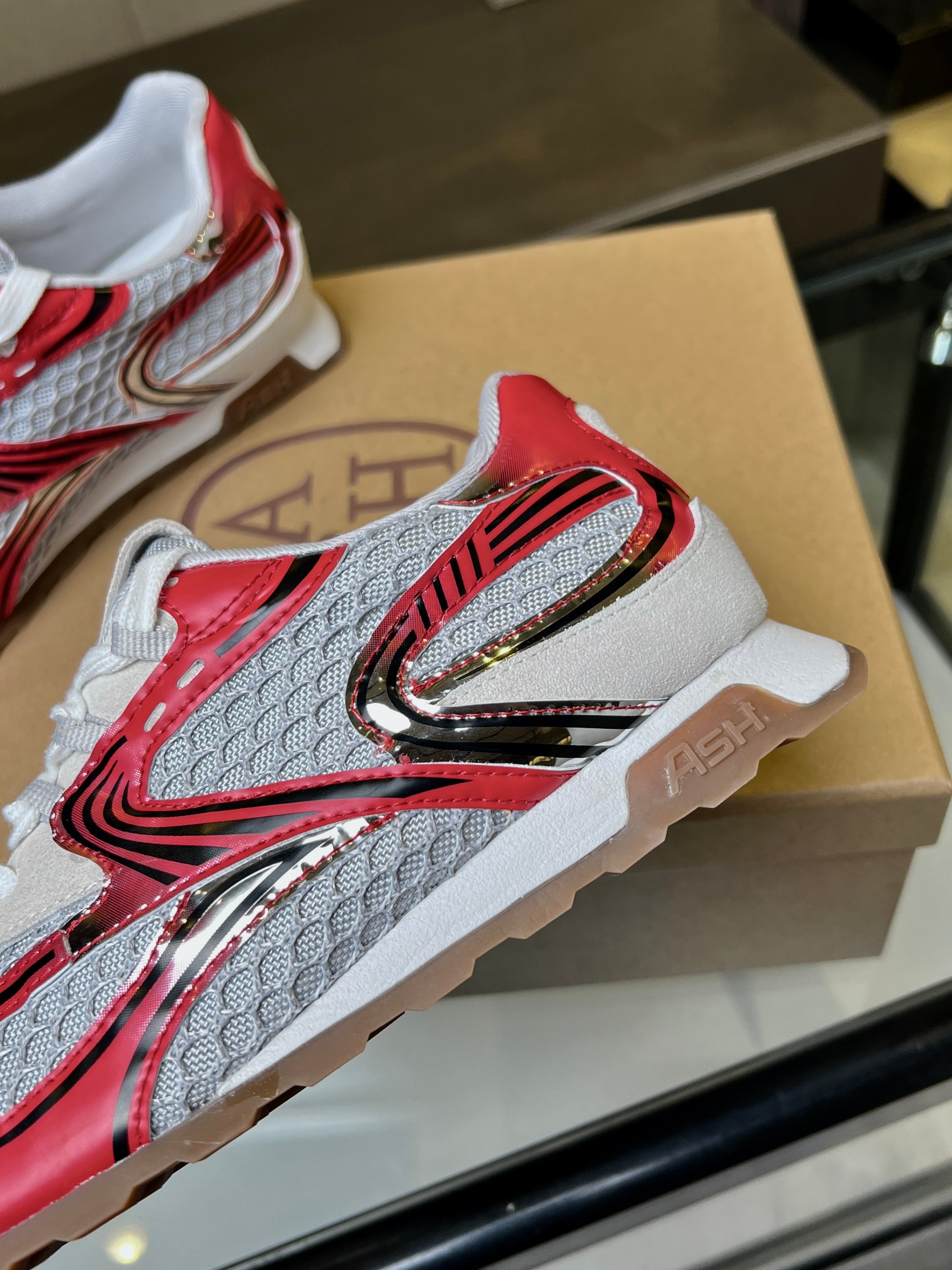 New Ash Section 2503: Spring Kasar Skin Shoes with Cow Fabric and Rubber Soles - 图片 4