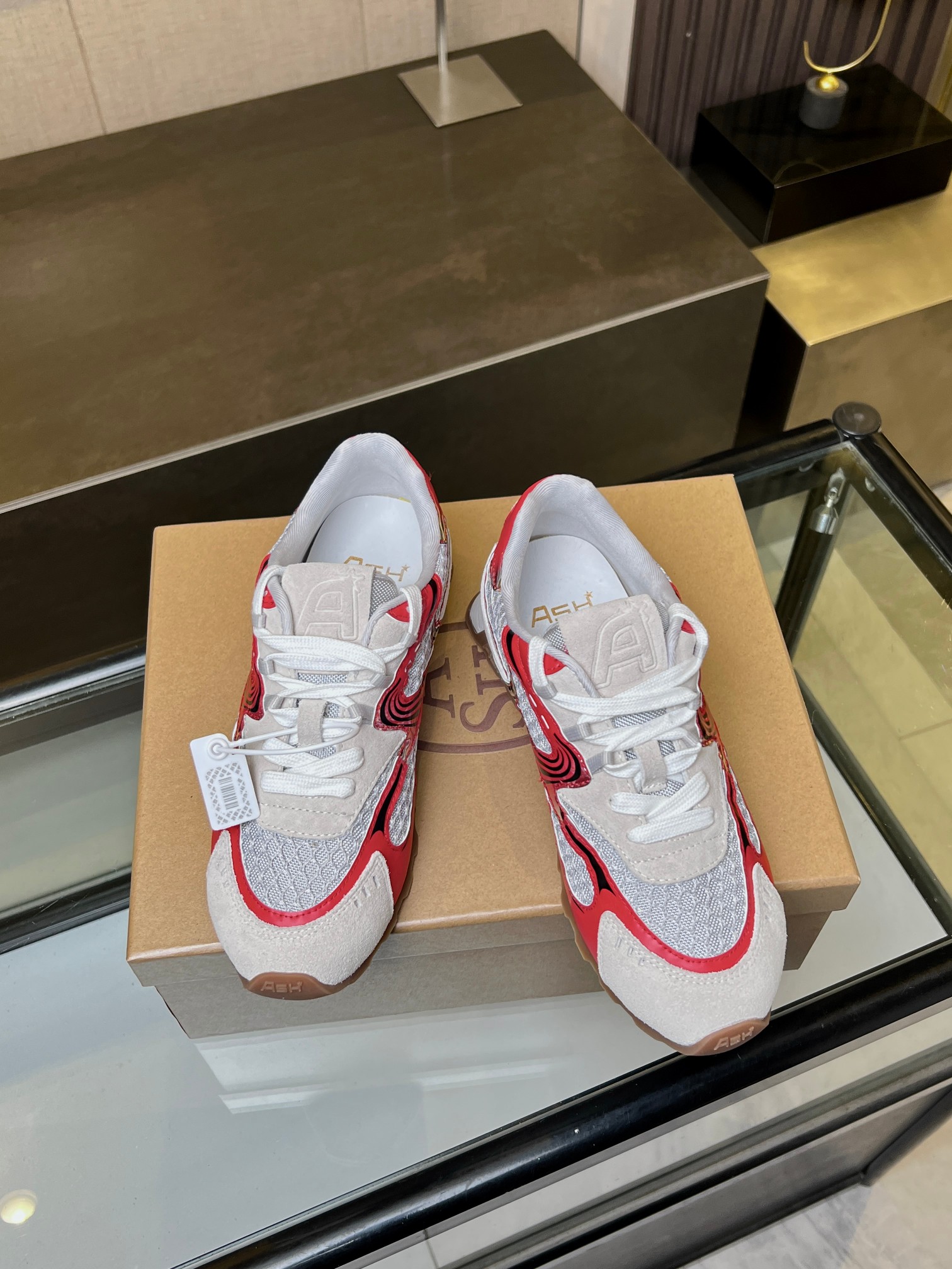 New Ash Section 2503: Spring Kasar Skin Shoes with Cow Fabric and Rubber Soles - 图片 7