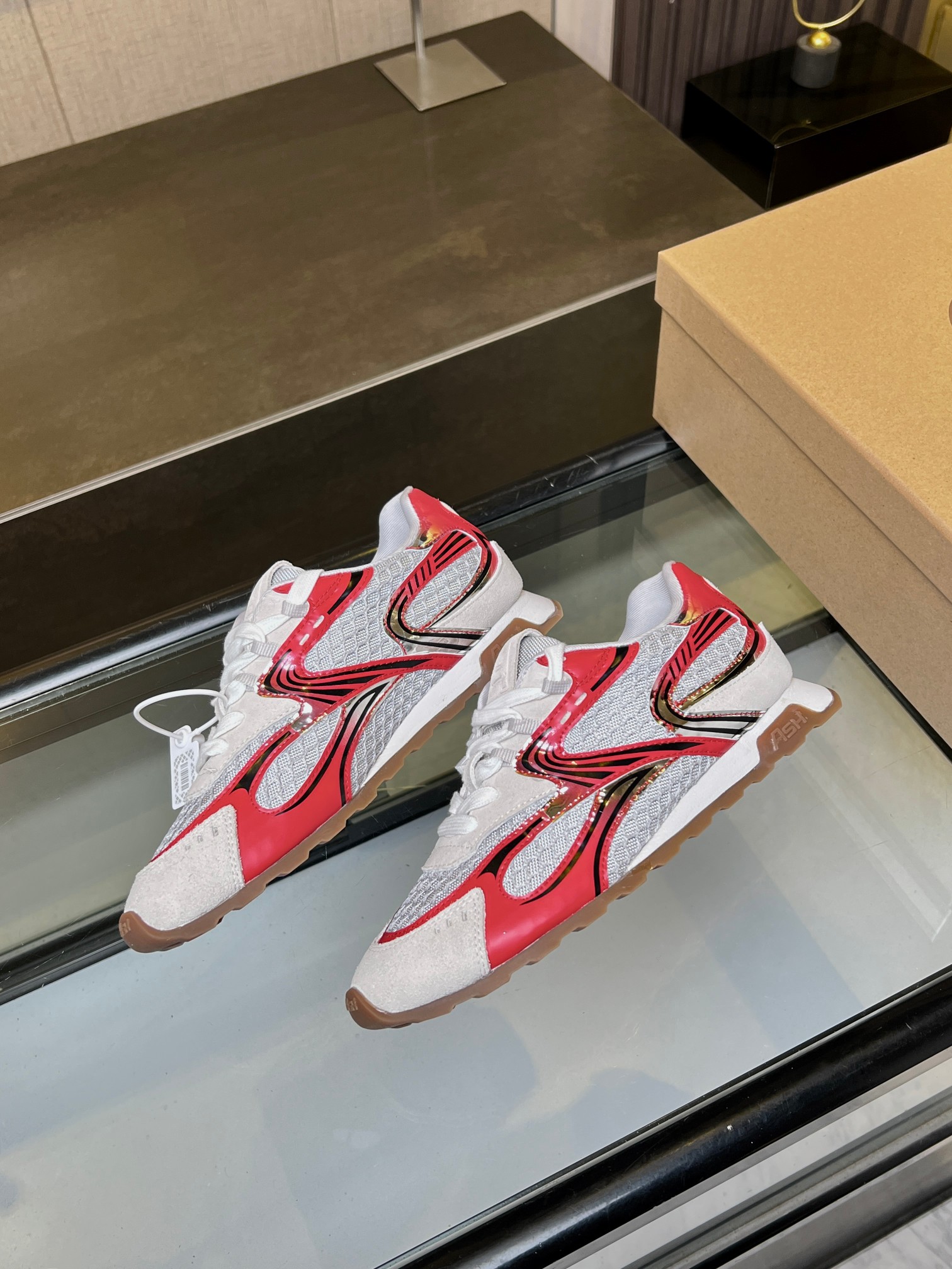 New Ash Section 2503: Spring Kasar Skin Shoes with Cow Fabric and Rubber Soles - 图片 8