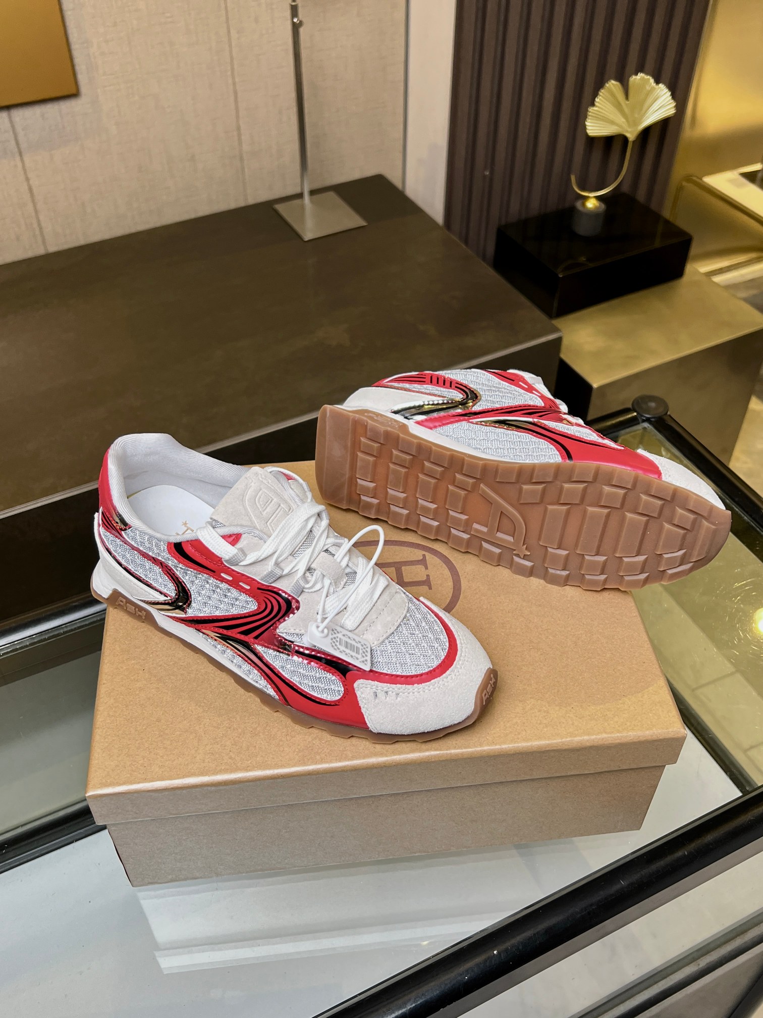 New Ash Section 2503: Spring Kasar Skin Shoes with Cow Fabric and Rubber Soles - 图片 6