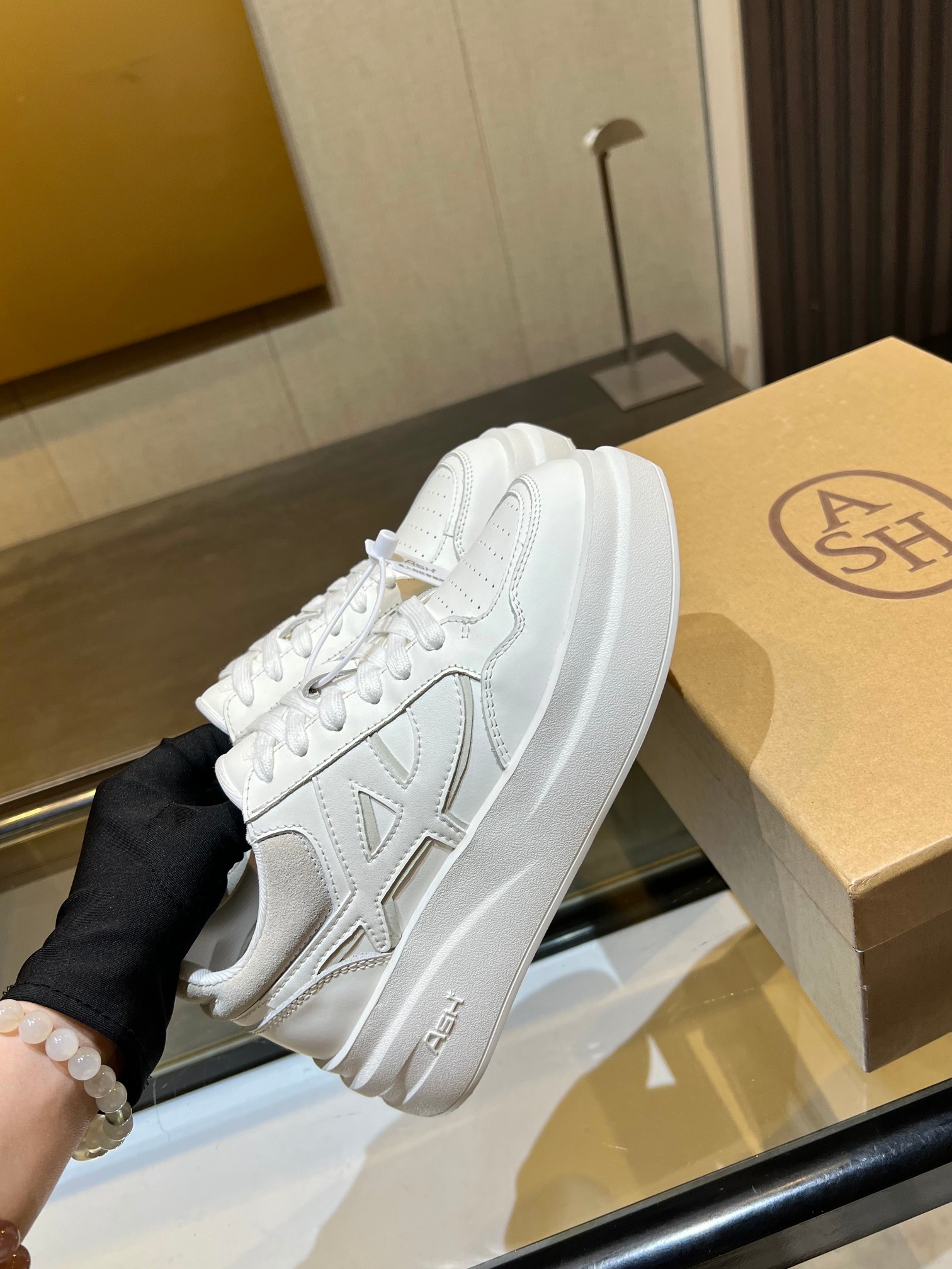 ASH Star-Embossed Leather Sneakers - Stylish, Comfortable, and Breathable 5 a1743054579392 4734