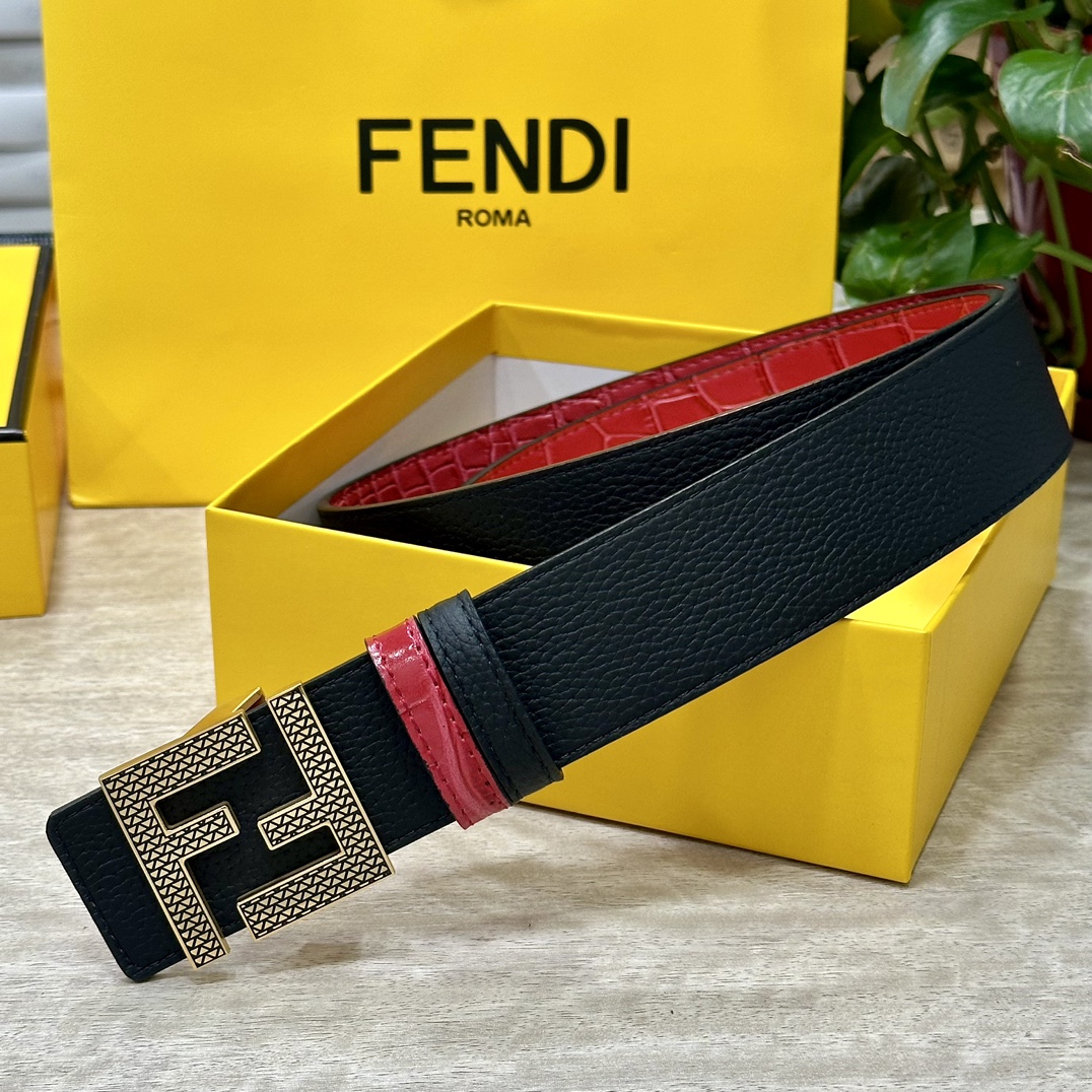 NO:138701,FENDl (Fendi) wide 40MM double-sided original calf leather, paired with single ruthenium palladium electroplating buckle, perfect feel, oily edge, outstanding design. Style, noble and luxurious, fashionable and generous, high-definition real shot, real price, quality assurance, double-sided, belt, fendi, fendi, cowhide19860909FENDl（芬迪）宽40MM双面原版小牛皮 搭配单钌钯电镀扣 完美的手感.油边 出众的设计.风格 高贵奢华 时尚大方 高清实拍 货真价实 品质保证 双面用,皮带,fendi,fendi,cowhide,Belt