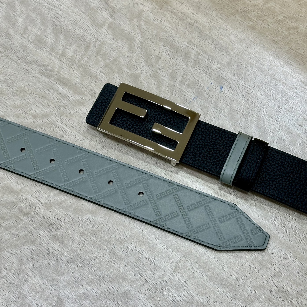 Luxury Double-Sided Calfskin FENDL Belt: High-Quality Fashion Statement - 图片 3